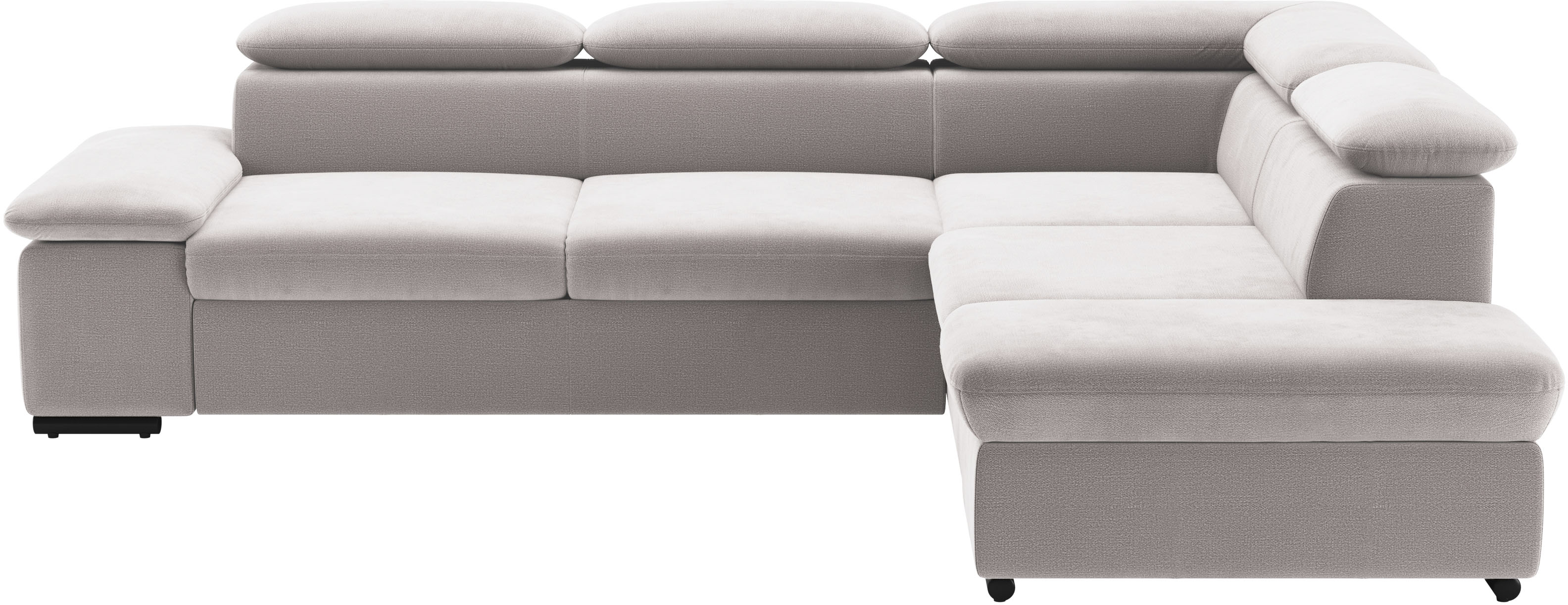 sit&more Ecksofa "Alcudia L-Form, B: 272 cm, Arm- und Kopfteilverstellung, Eckcouch" mit Schlaffunktion, Komfortsitz