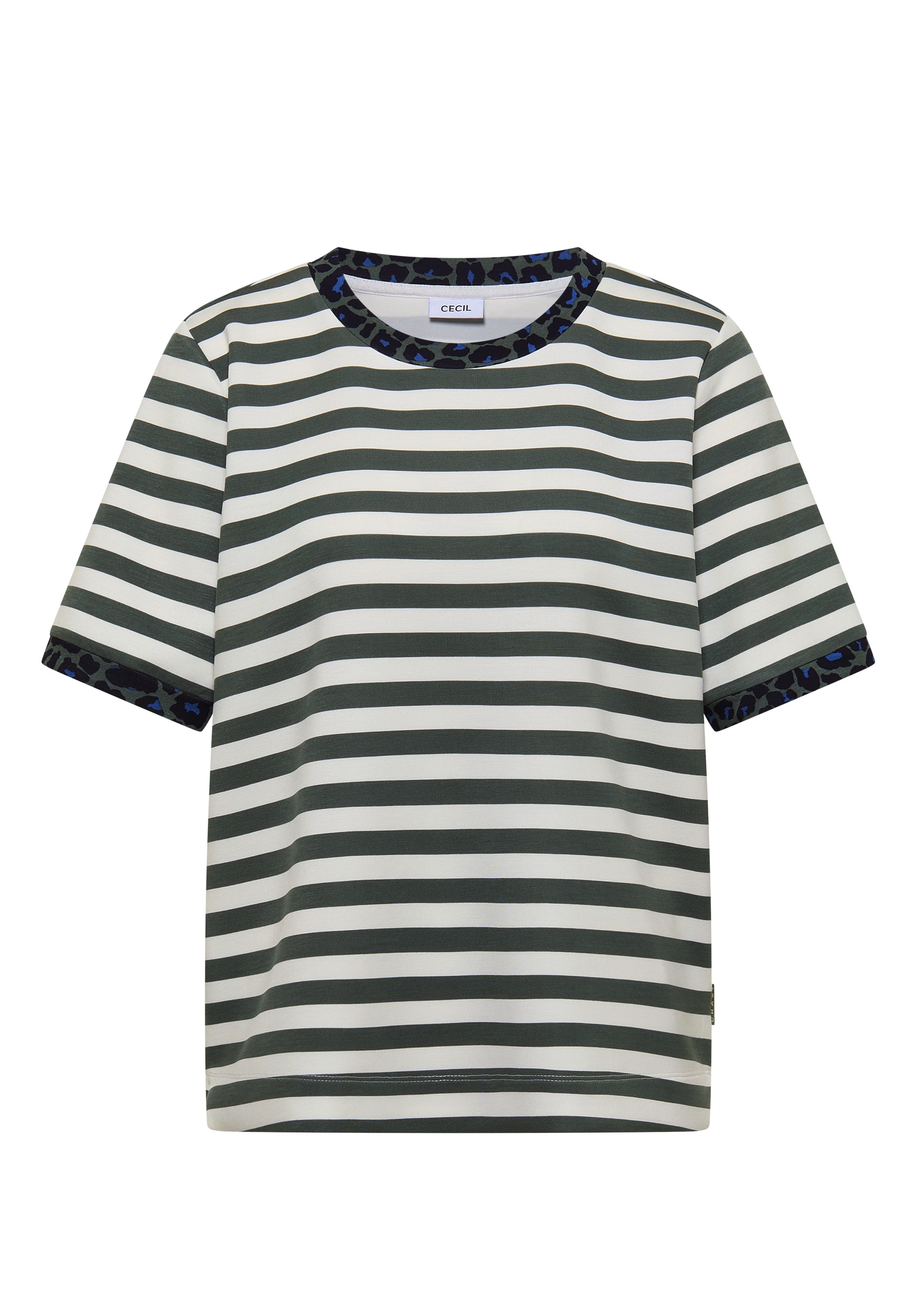 Cecil T-Shirt aus softem Materialmix