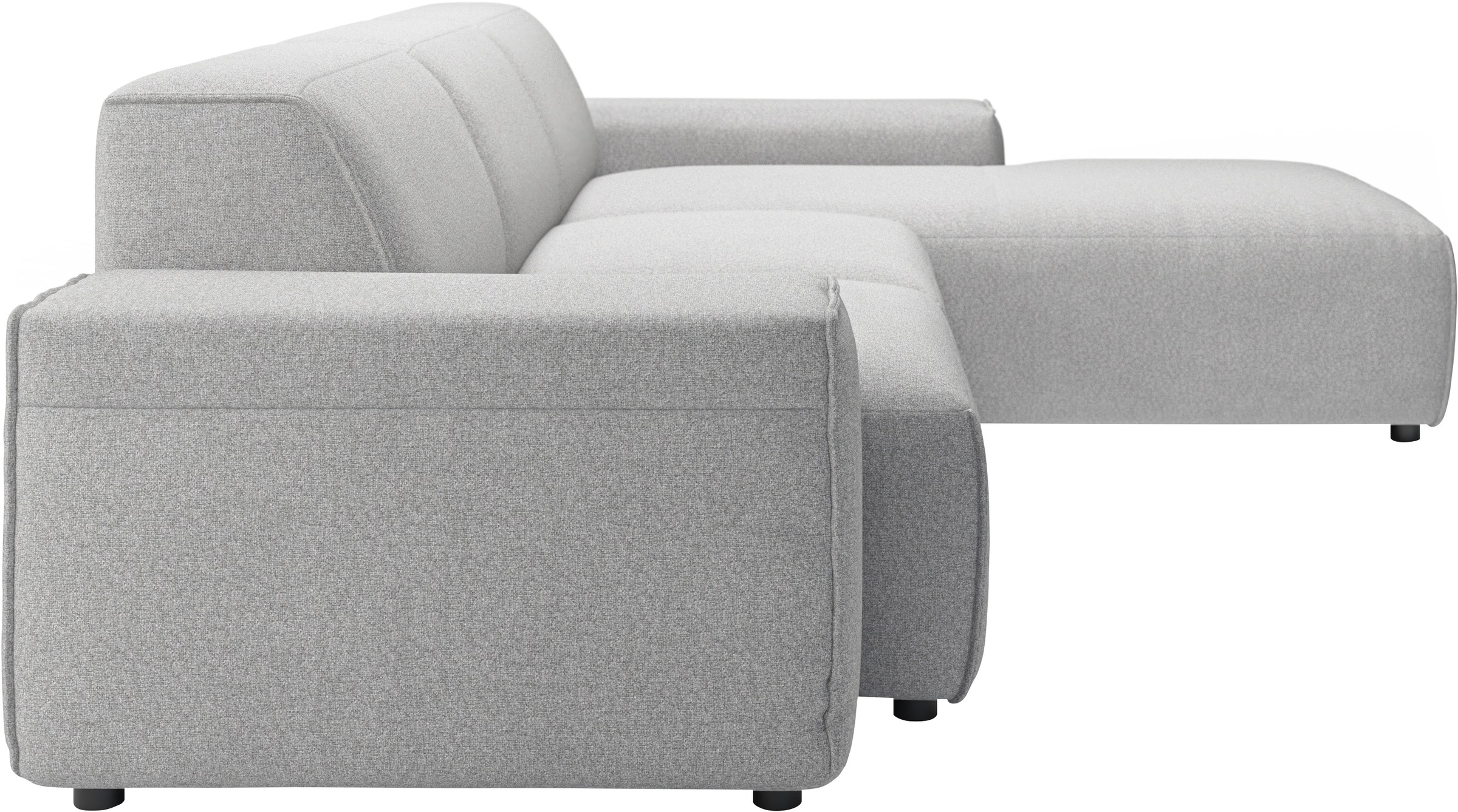 andas Ecksofa »Glimminge L-Form auch in Breitcord, Feincord + Easy care-Bezug,«, Breite 264, Zierkissen
