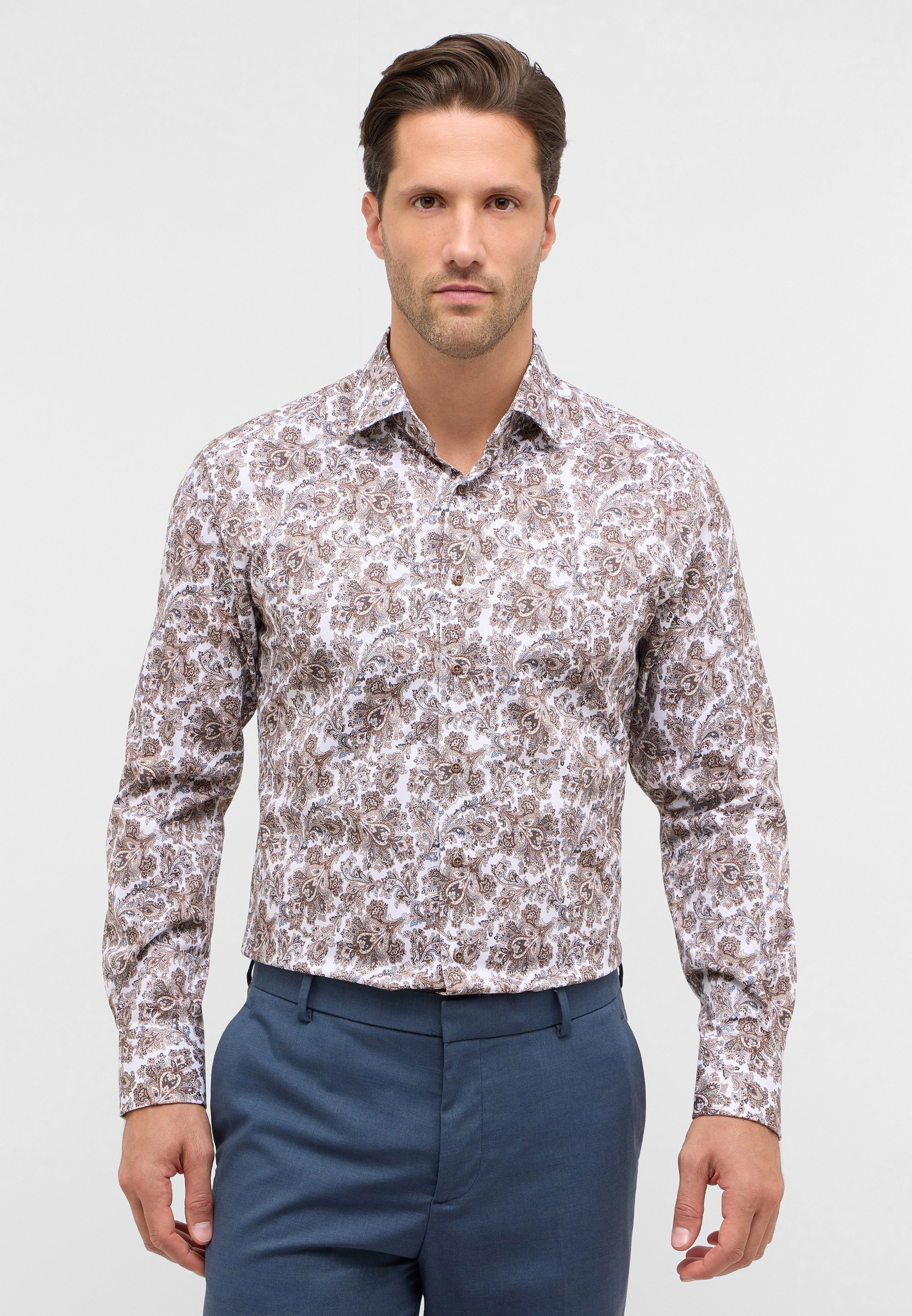 Eterna Langarmhemd "MODERN FIT" NON IRON (bügelfrei) günstig online kaufen