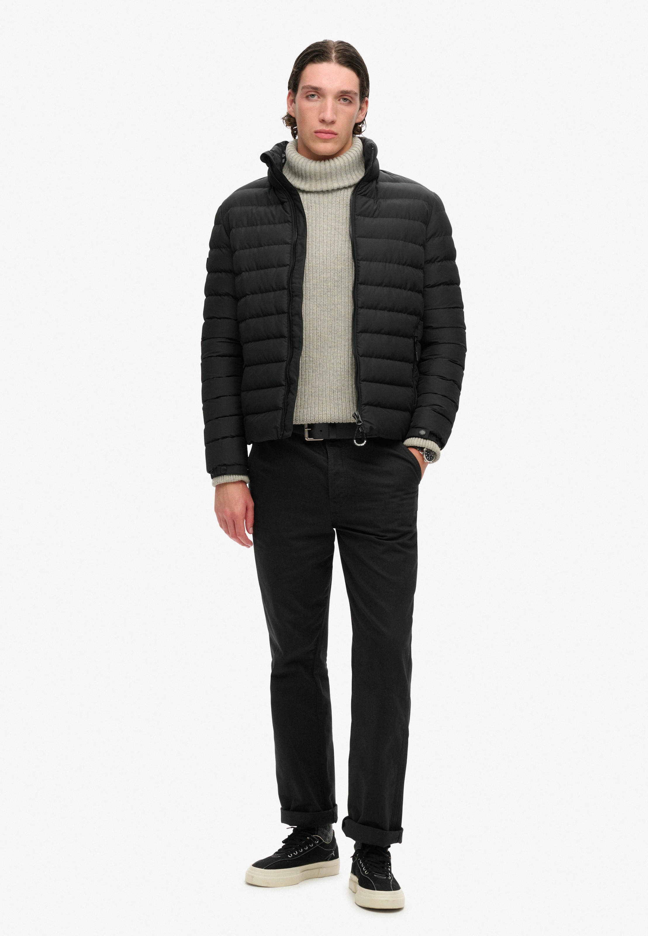 Superdry Steppjacke »FUJI PRINT PADDED JACKET«, ohne Kapuze