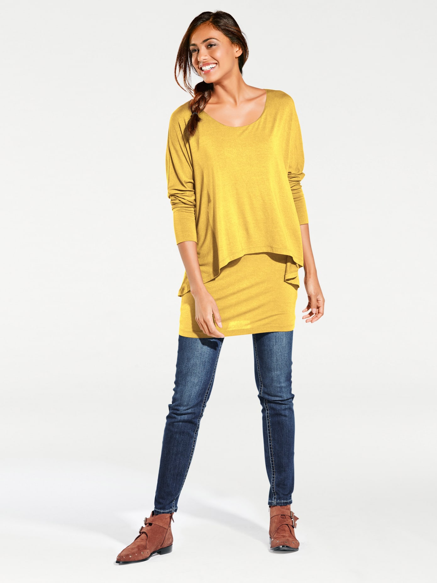 heine Rundhalsshirt "Rundhals-Shirt" 1 Stk.