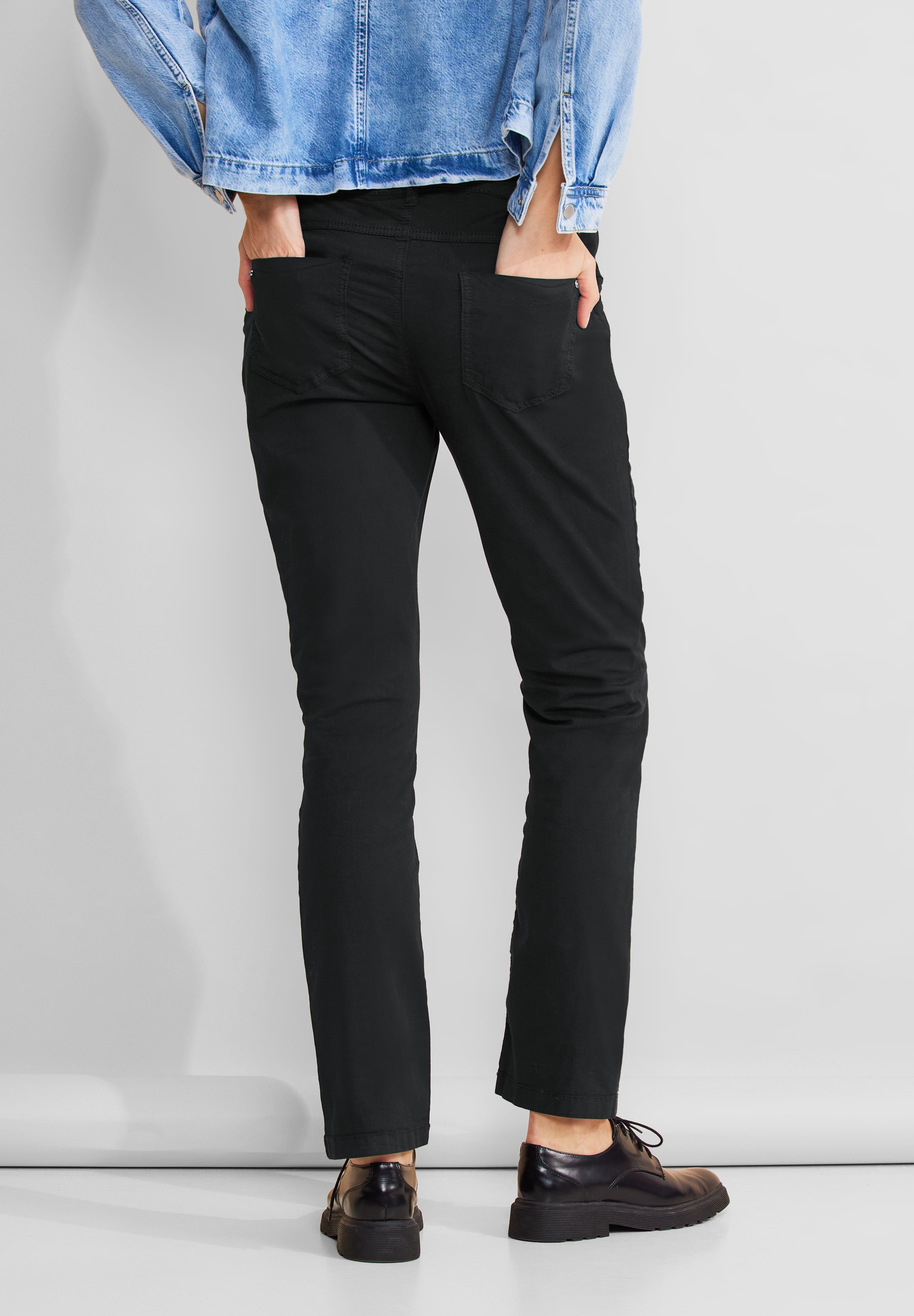 STREET ONE Stoffhose, Middle Waist