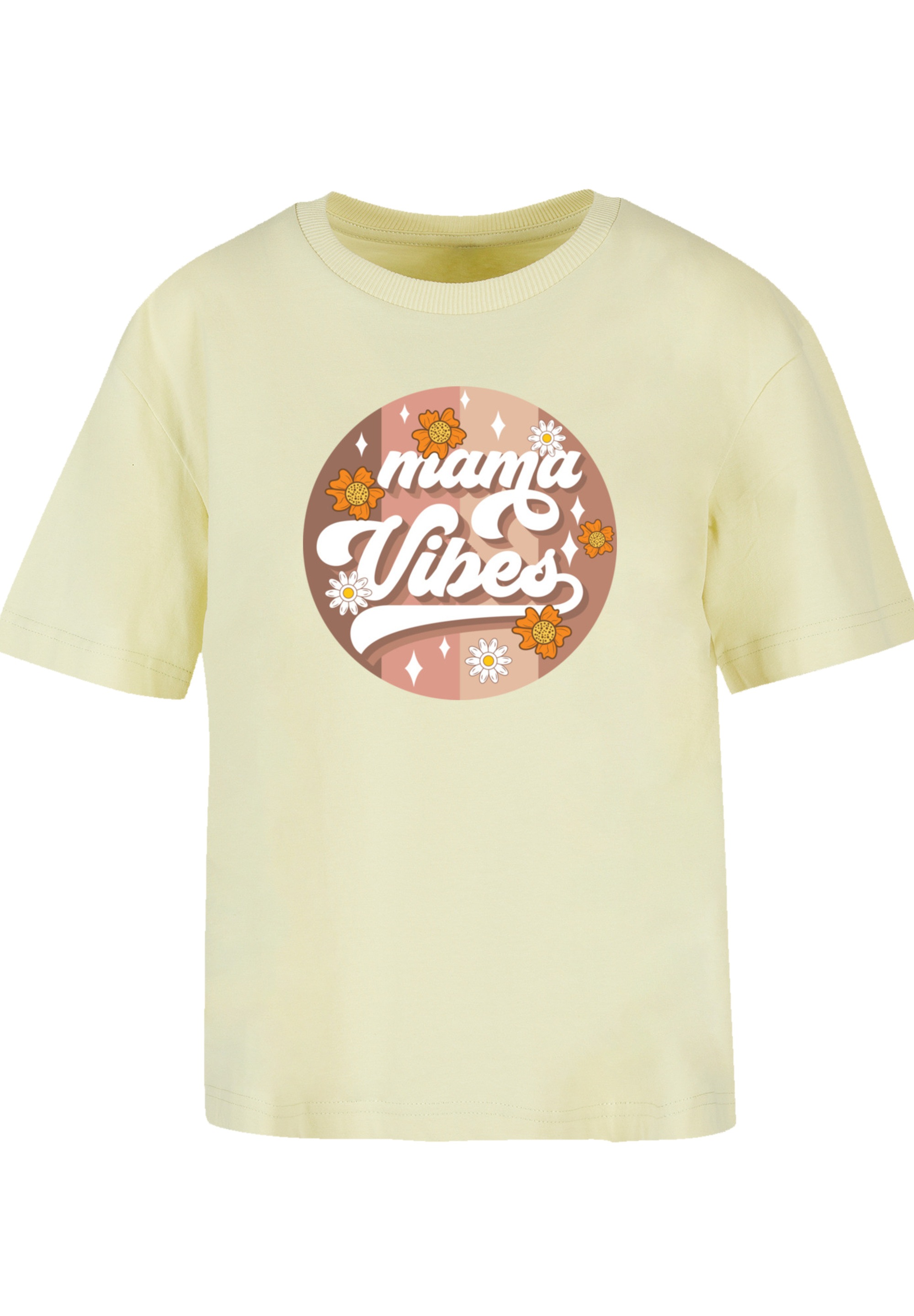 F4NT4STIC T-Shirt "Mama Vibes Vintage Inspired Motherhood", Premium Qualitä günstig online kaufen