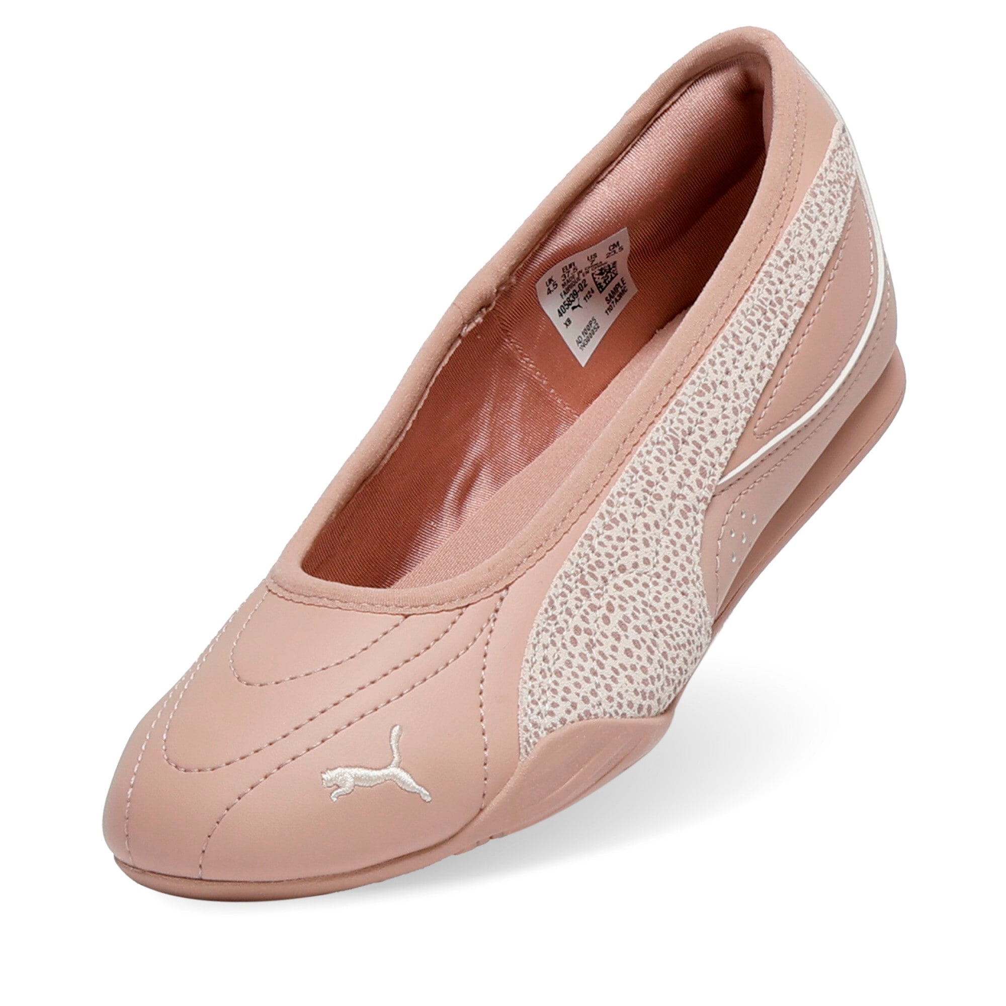 PUMA Sneaker »CATCH SOLEIL BALLERINA TOPCAT«  mit Leo-Print, leicht profilierte Gummi-Laufsohle