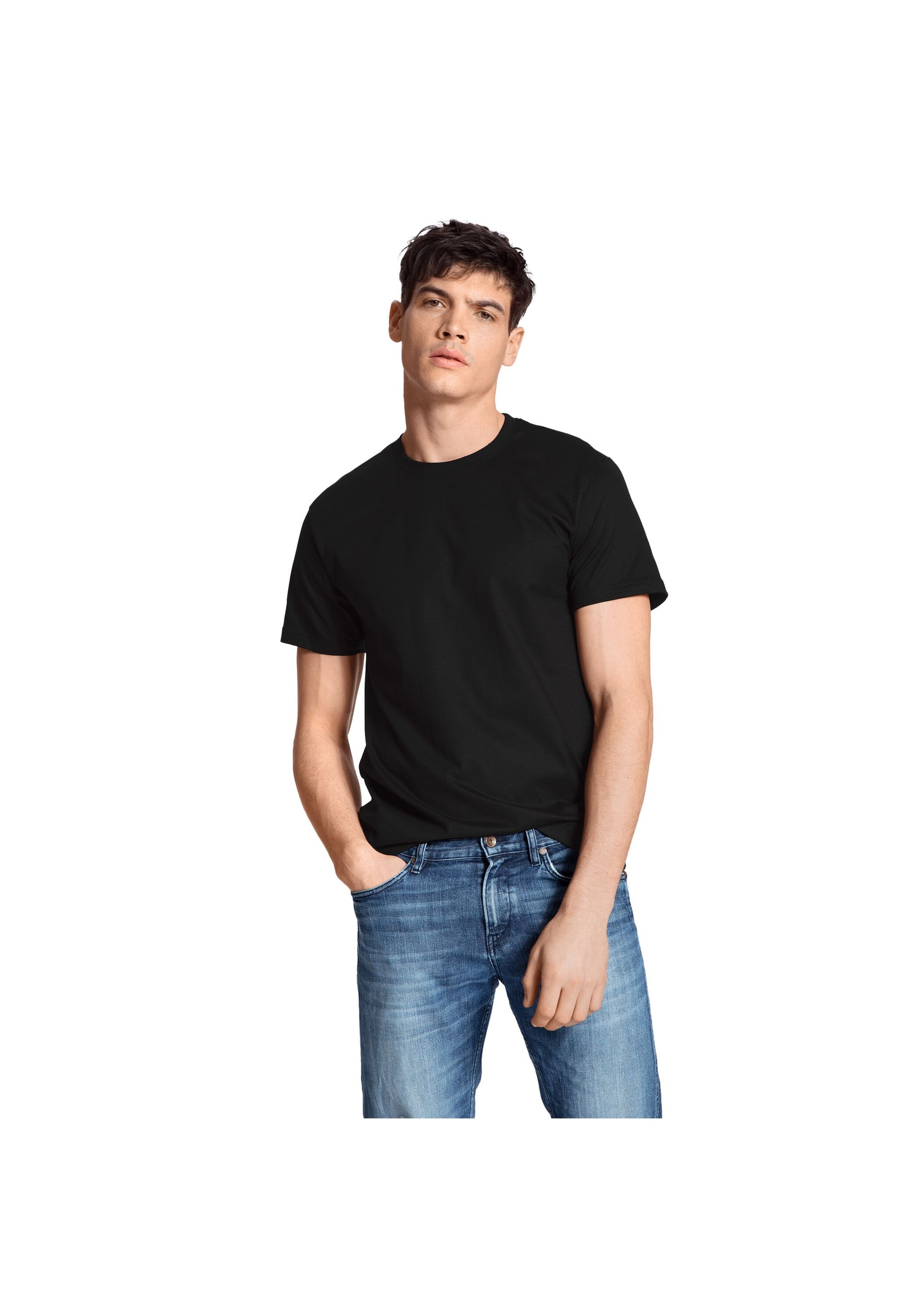 CALIDA T-Shirt »T-Shirt MEN T-Shirt 2PACK Natural Benefit 100% cotton 4er Pack«