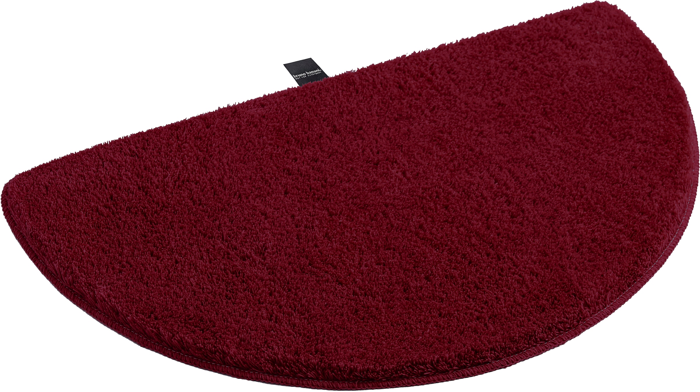 Bruno Banani Badematte »Lana, Badvorleger, Badezimmer Teppich«, rutschhemmend beschichtet, fußbodenheizungsgeeignet-schnell trocknend-strapazierfähig, Badteppich, Badematten, unifarben, auch als 3 teiliges Set & rund