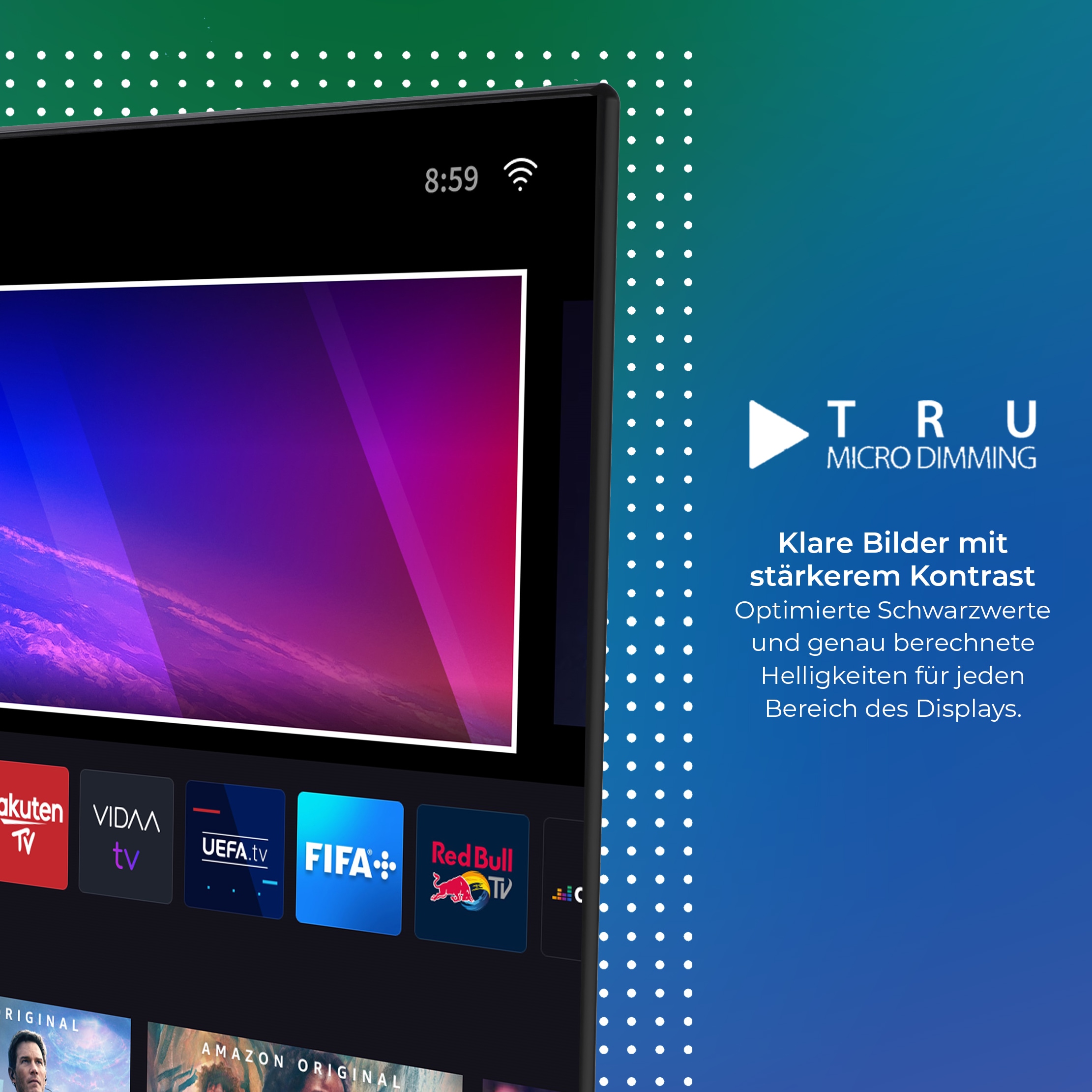 Toshiba LCD-LED Fernseher »43UV3463DAW« 108 cm/43 ″ Smart-TV