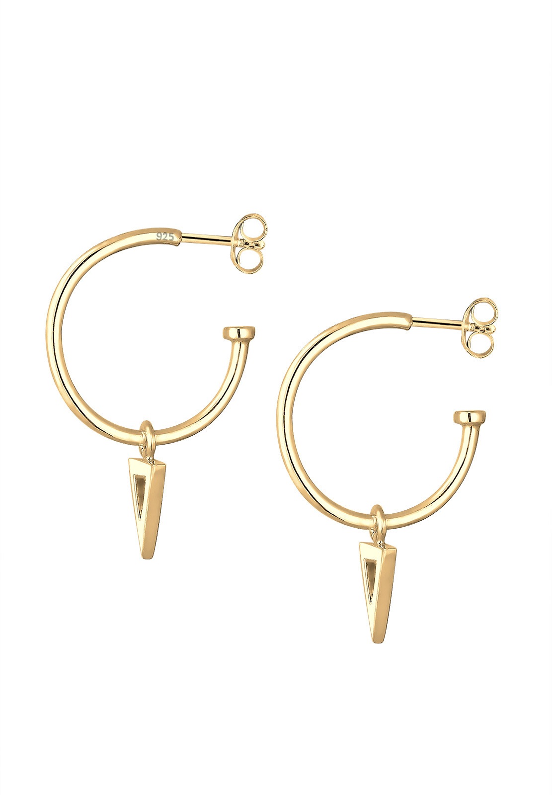 Elli Paar Creolen »Creole Dreieck Geo Trend 925 Sterling Silber«