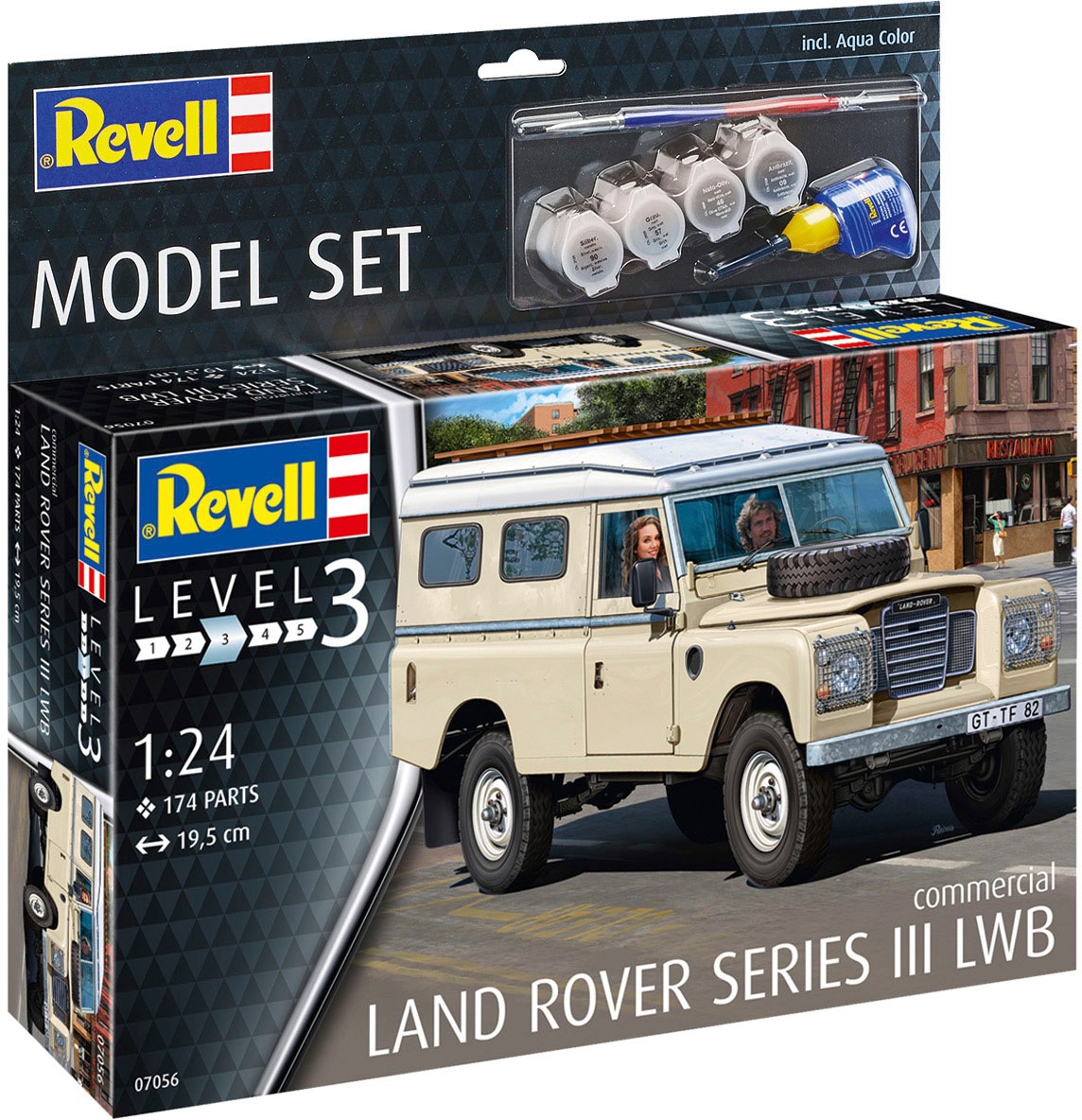 Revell® Modellbausatz »Land Rover Series III LWB (commercial)«, 1:24, Made in Europe