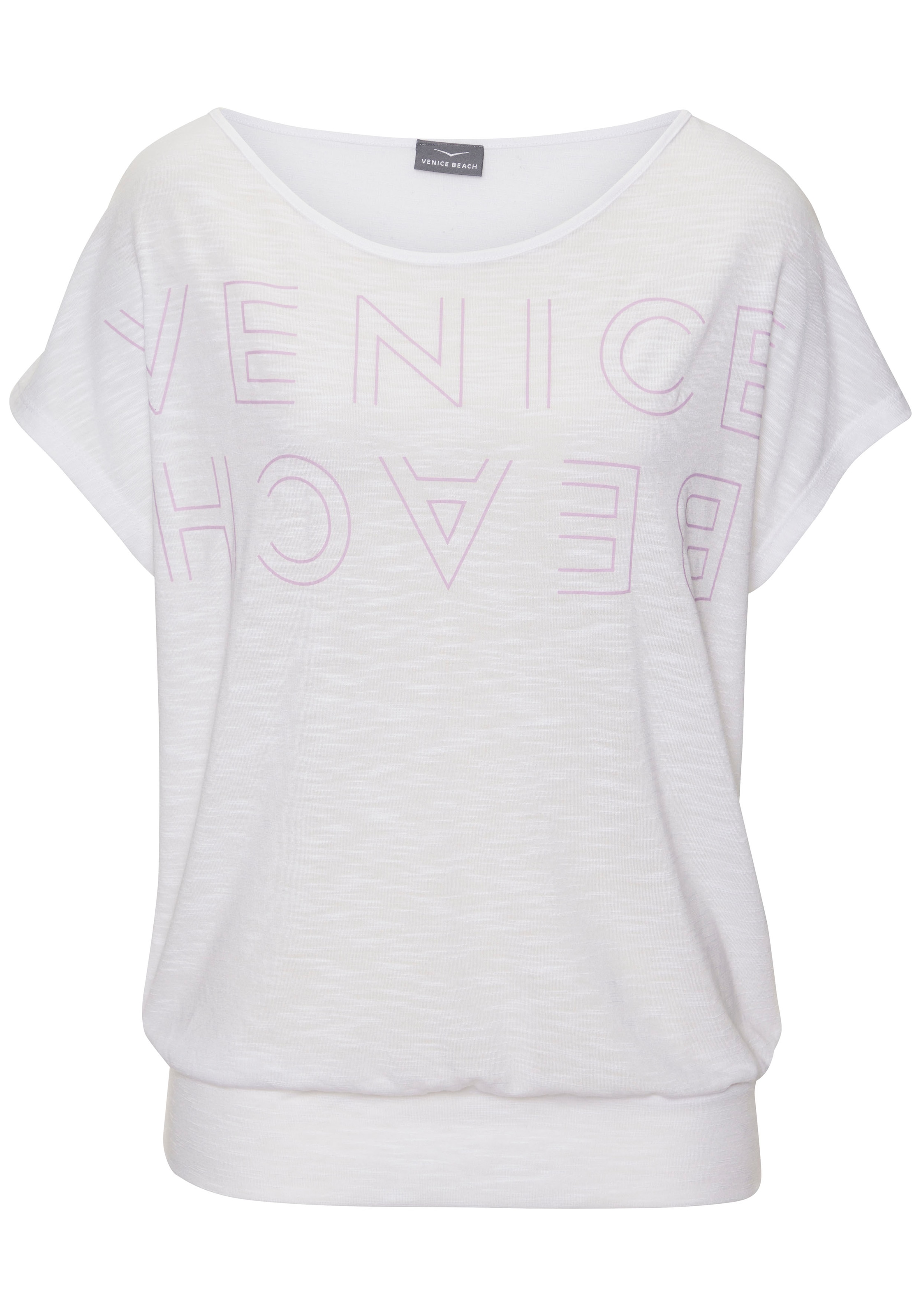Venice Beach Rundhalsshirt, mit Logoprint, T-Shirt, sommerlich-sportlicher Look