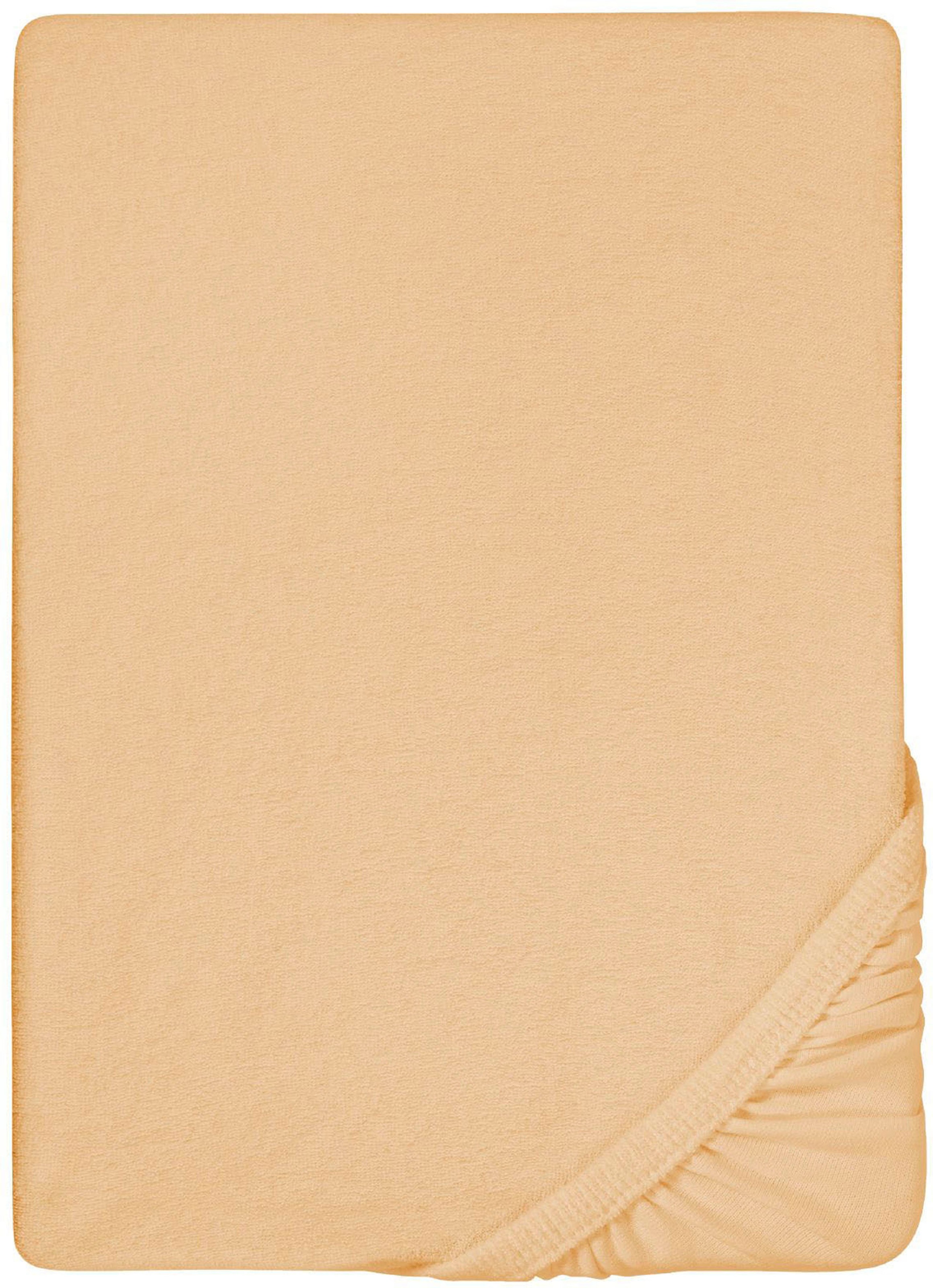 Biberna Spannbettlaken "Pepe" weicher Frottee-Stretch günstig online kaufen