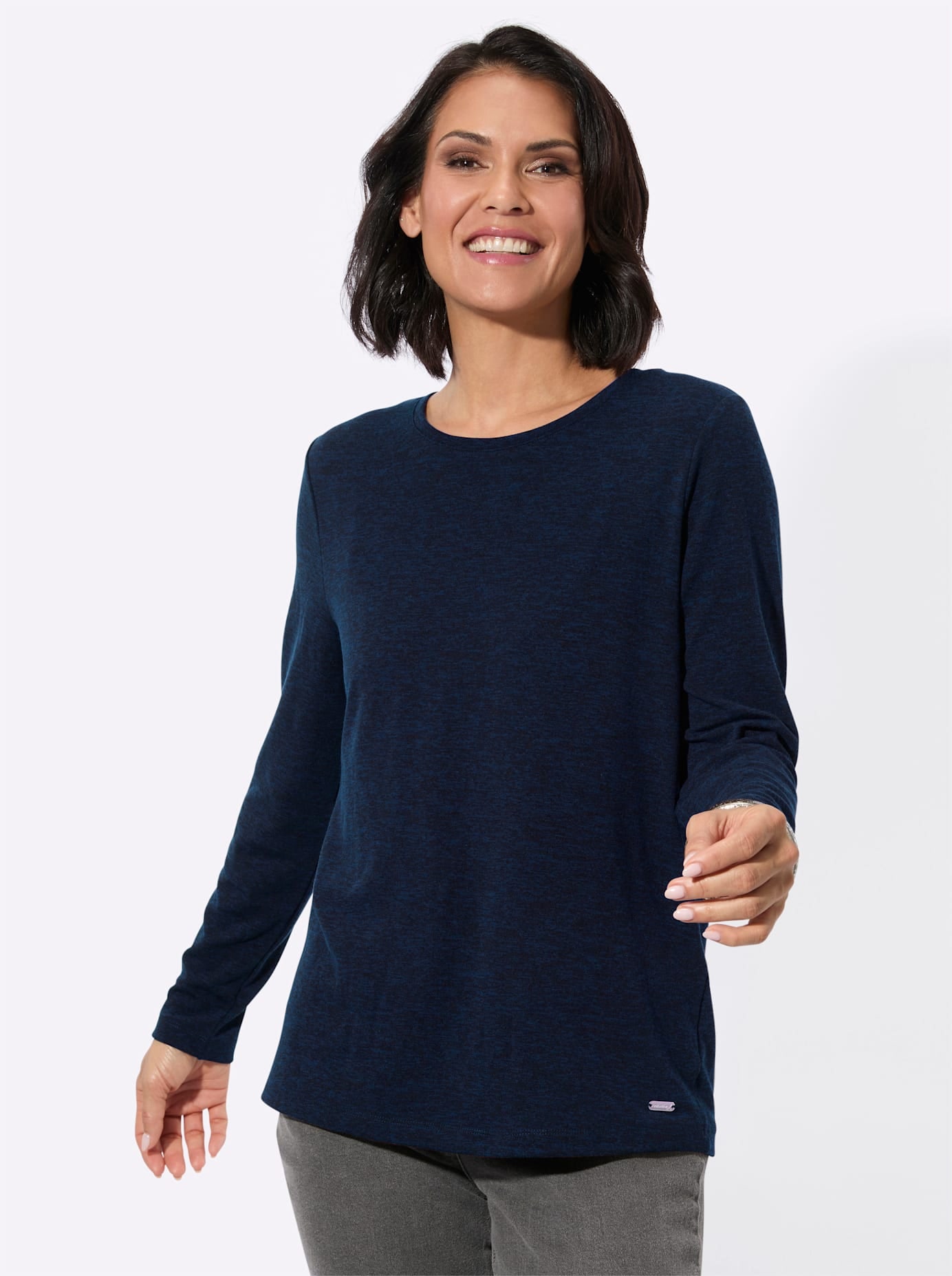 Casual Looks Langarmshirt "Rundhals-Shirt" 1