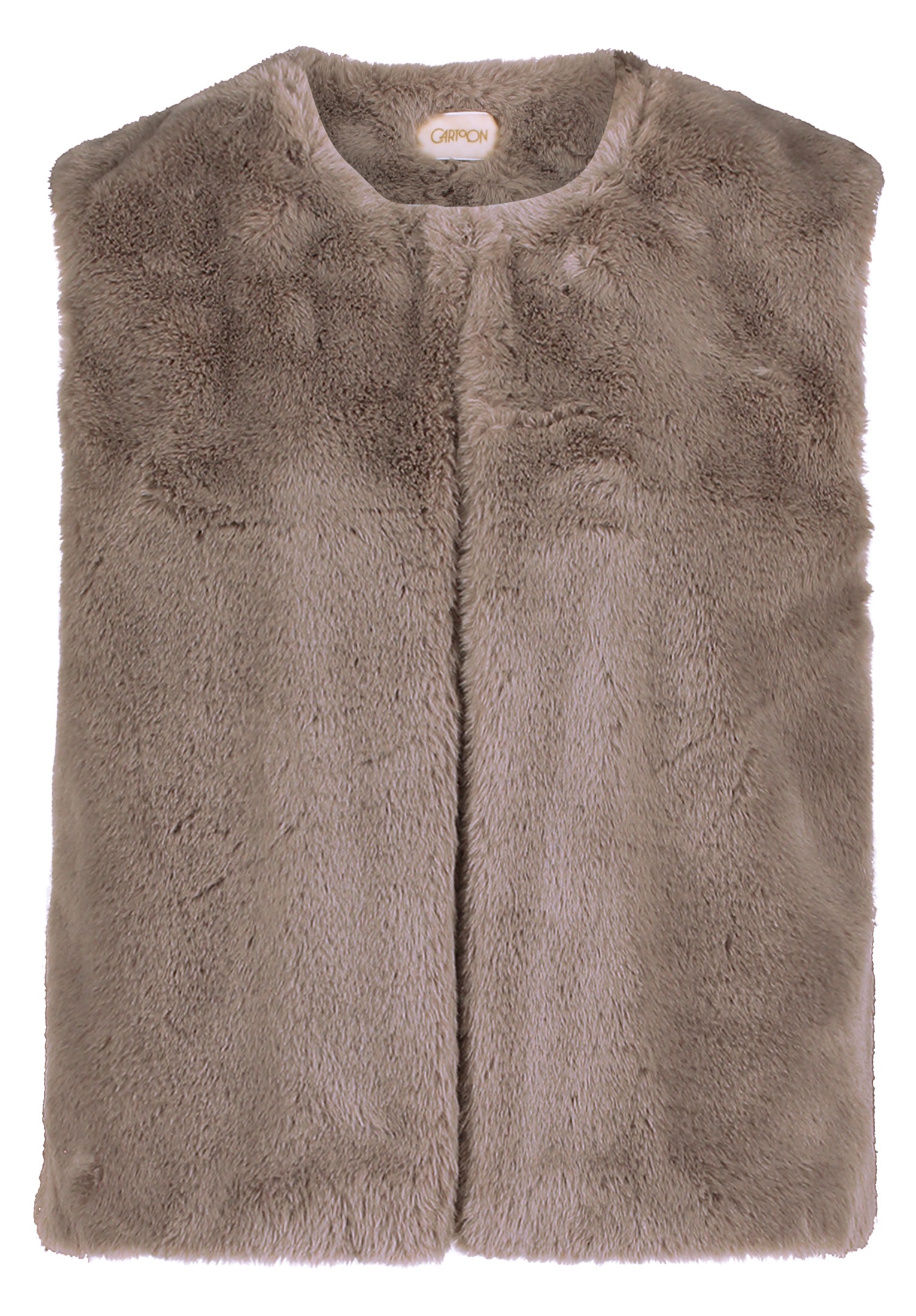 Cartoon Plüschweste "Damen unifarben" günstig online kaufen