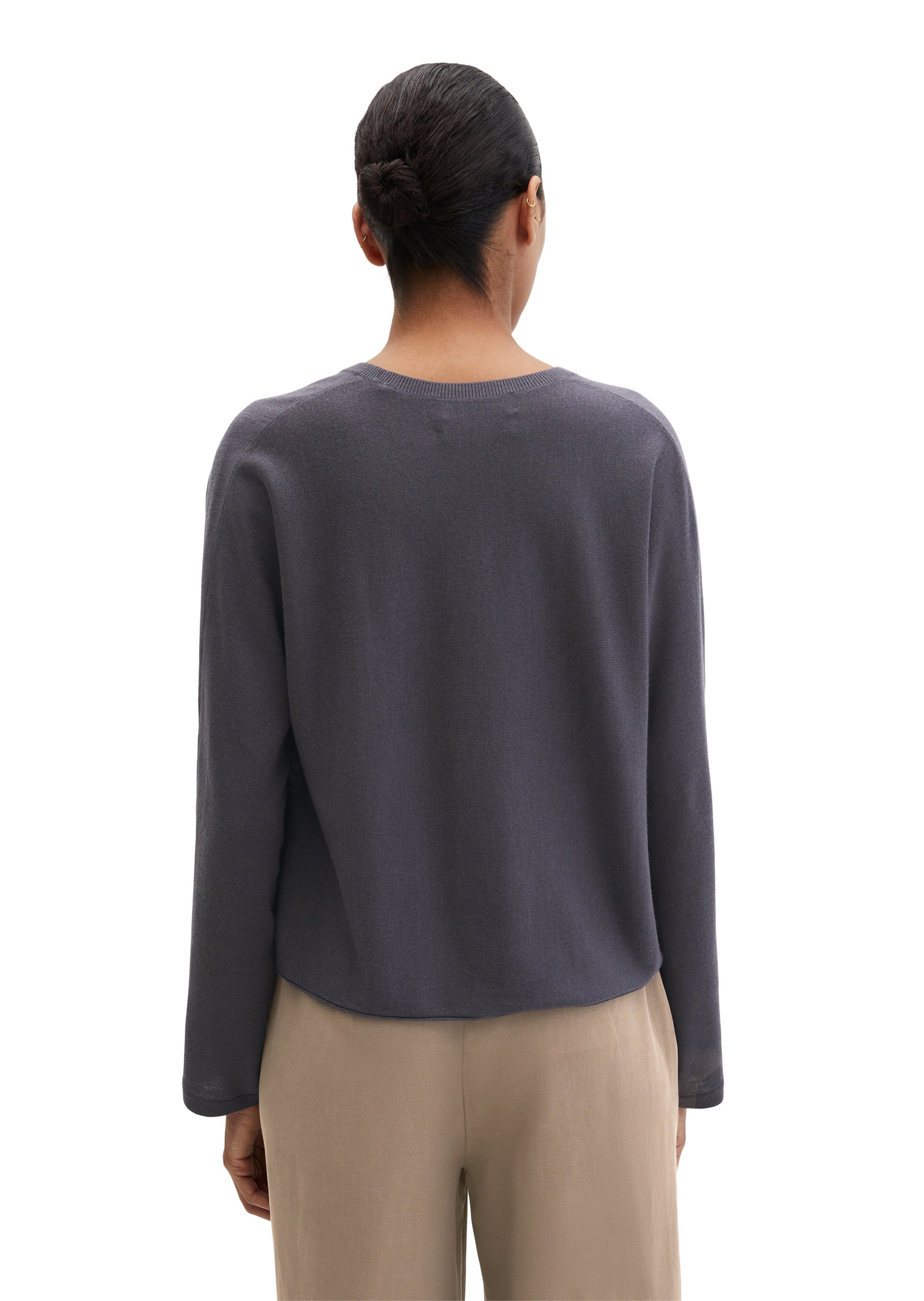 Marc O'Polo Strickpullover »aus Merinowolle-Viskose-Mix«
