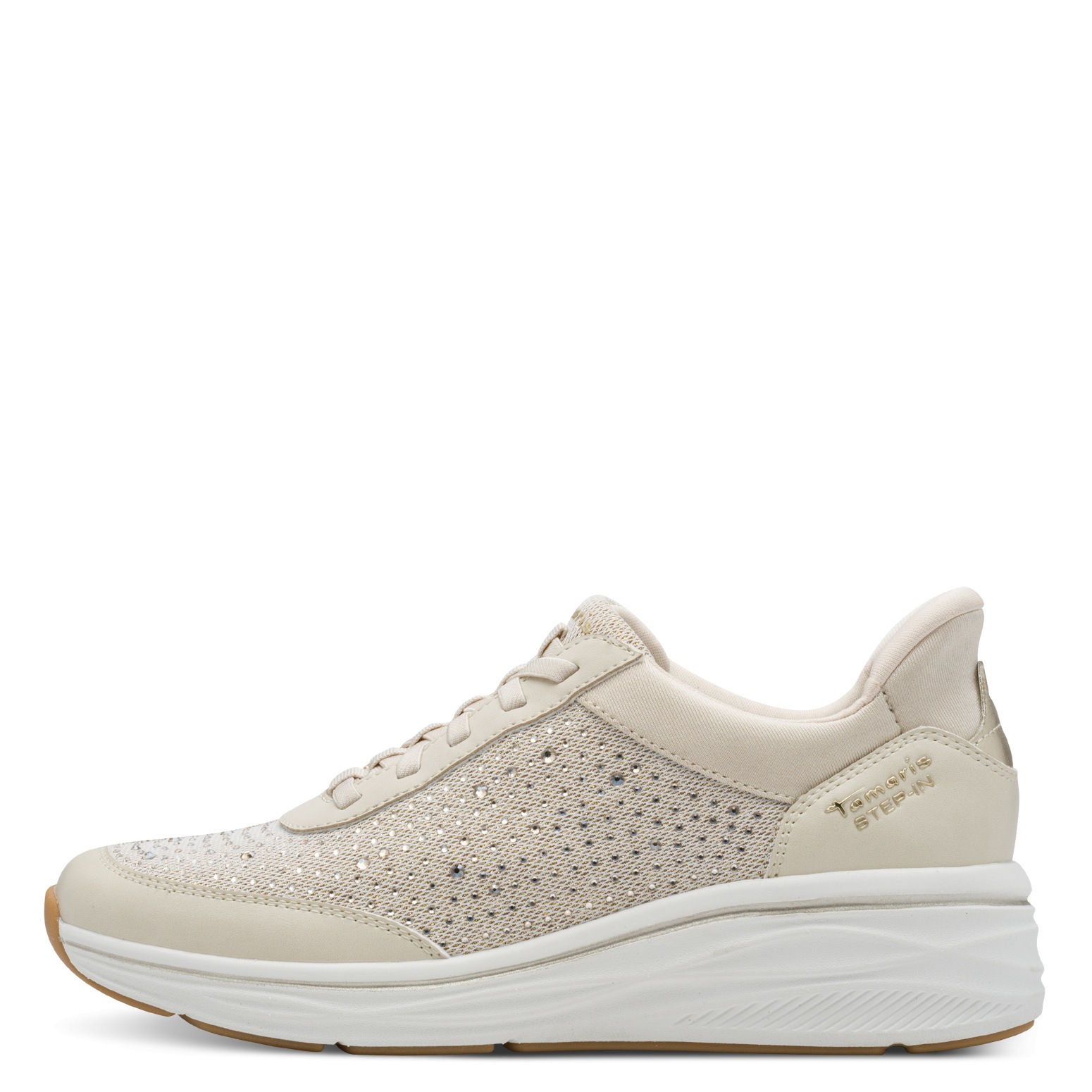 Tamaris Slip-On Sneaker, Keilabsatz, Schlupfschuh, Freizeitschuh in veganer Verarbeitung