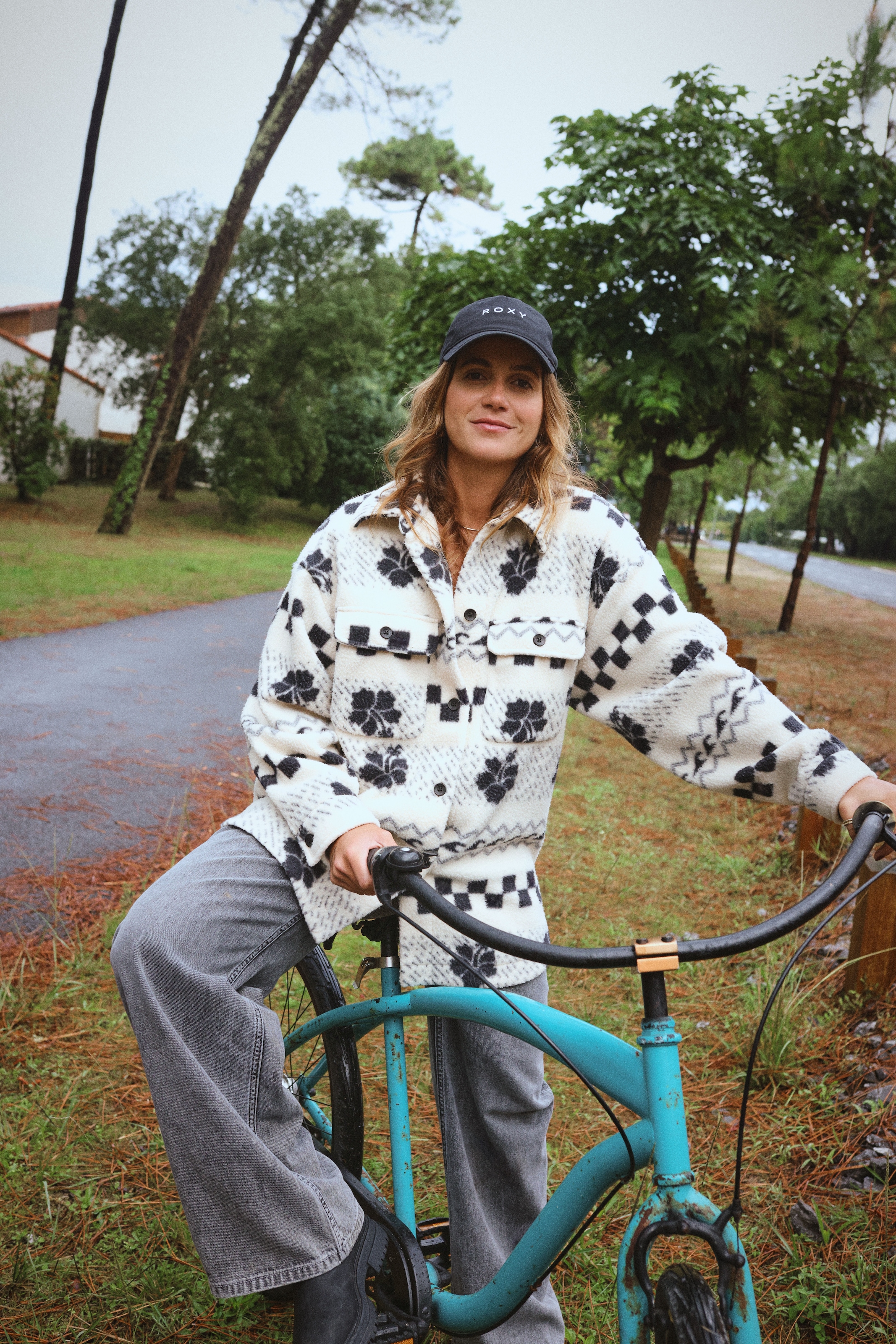 Roxy Fleecejacke »MORNING CRUSH SHACKET« 1 Stk. tlg. mit Kapuze, aus Polyester, sportlicher Stil