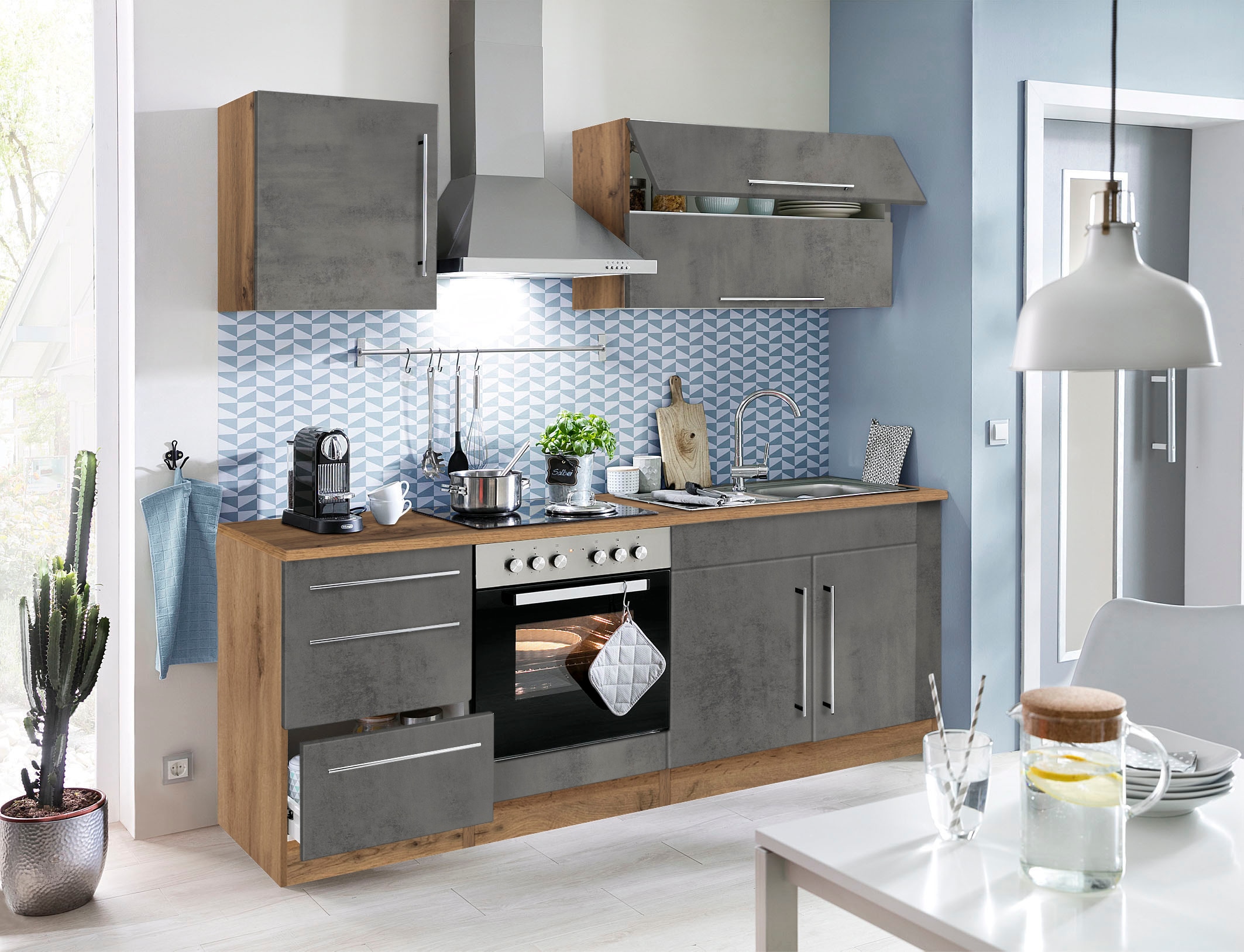 Kochstation Spülenschrank 