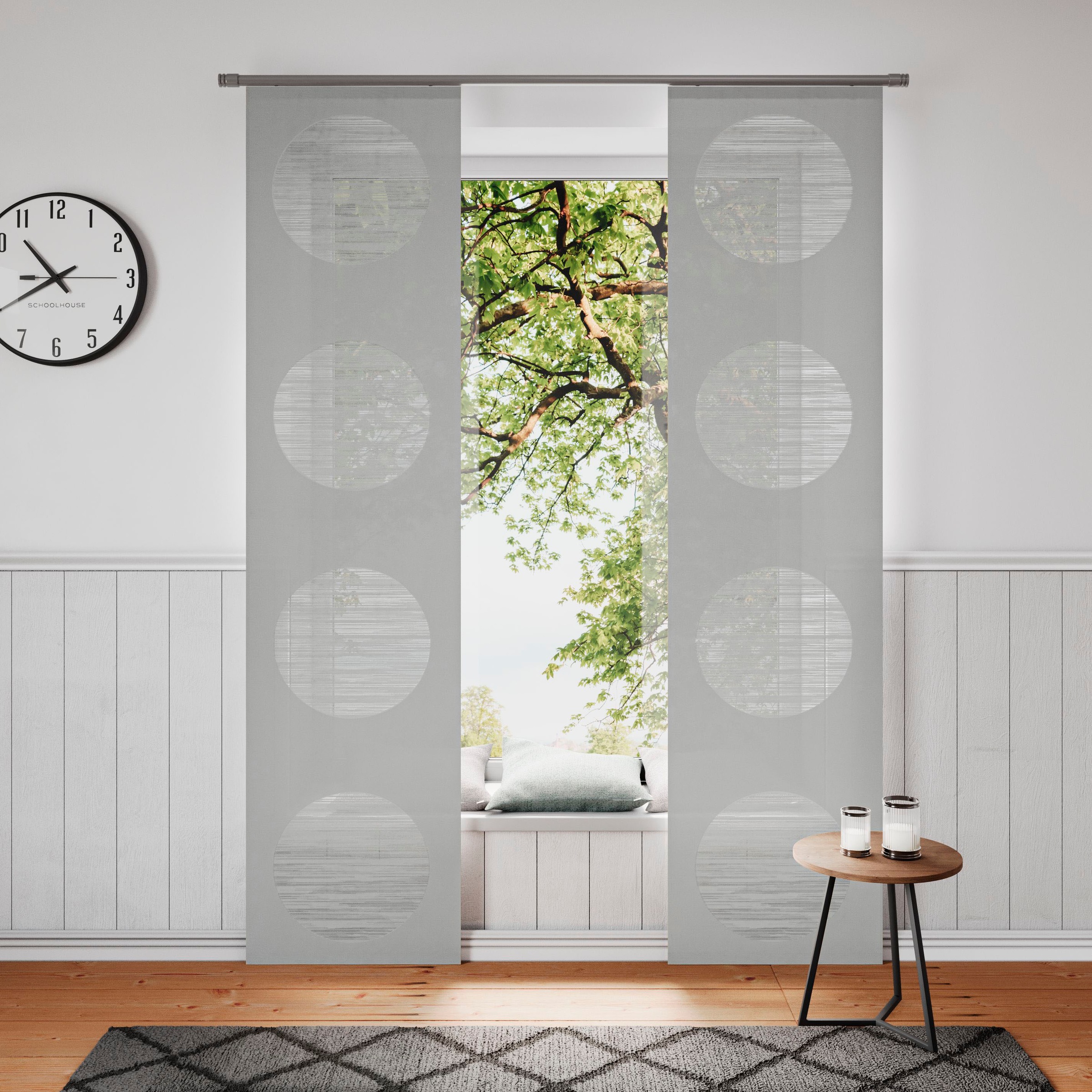 Neutex for you Schiebegardine "Padova" Klettband 1 Stk. tlg. inkl. Befestig günstig online kaufen