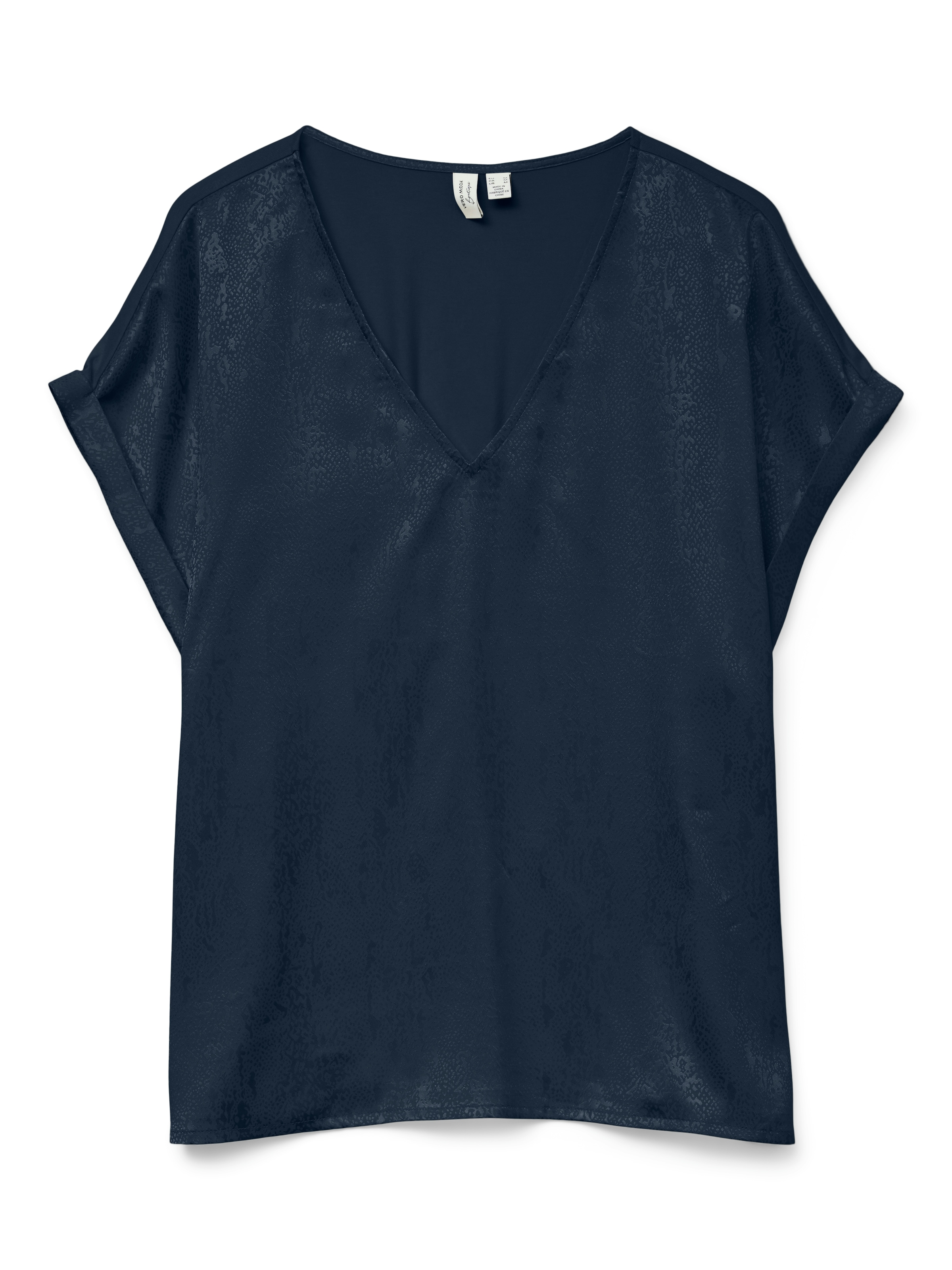 Vero Moda Blusentop »VMBALIA S/S V-NECK T-SHIRT WVN BTQ GA«