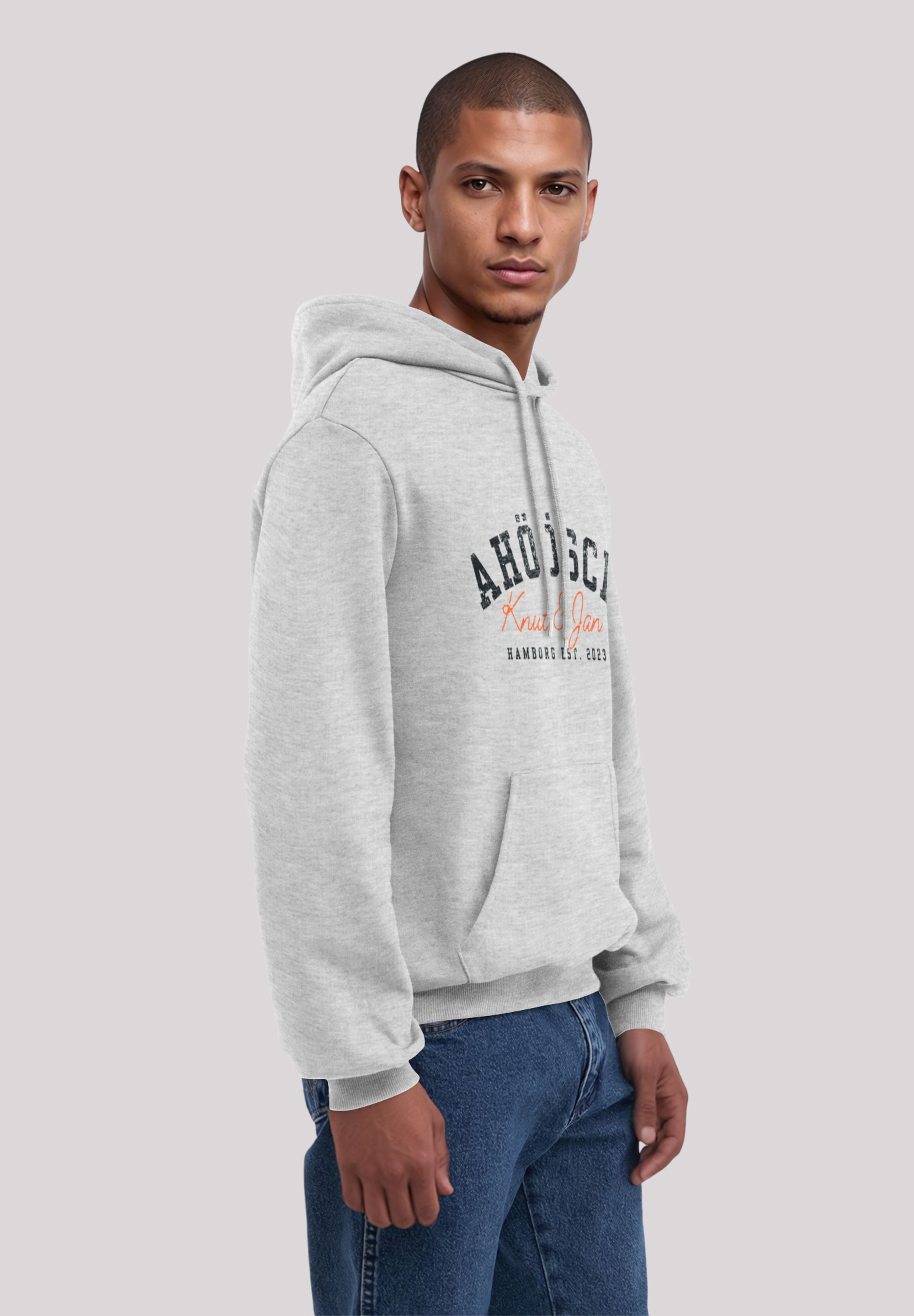F4NT4STIC Kapuzenpullover »Knut & Jan Hamburg Ahöösch Plattdeutsch«, Premium Qualität