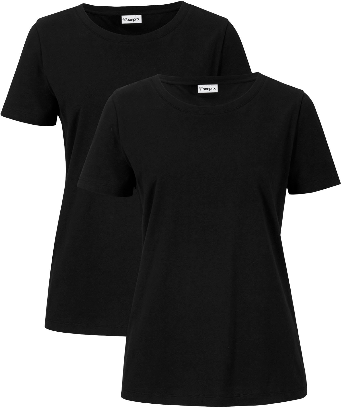 bonprix T-Shirt Packung, 2 Stk. lockere Passform, Kurzarm, Rundhalsausschni günstig online kaufen