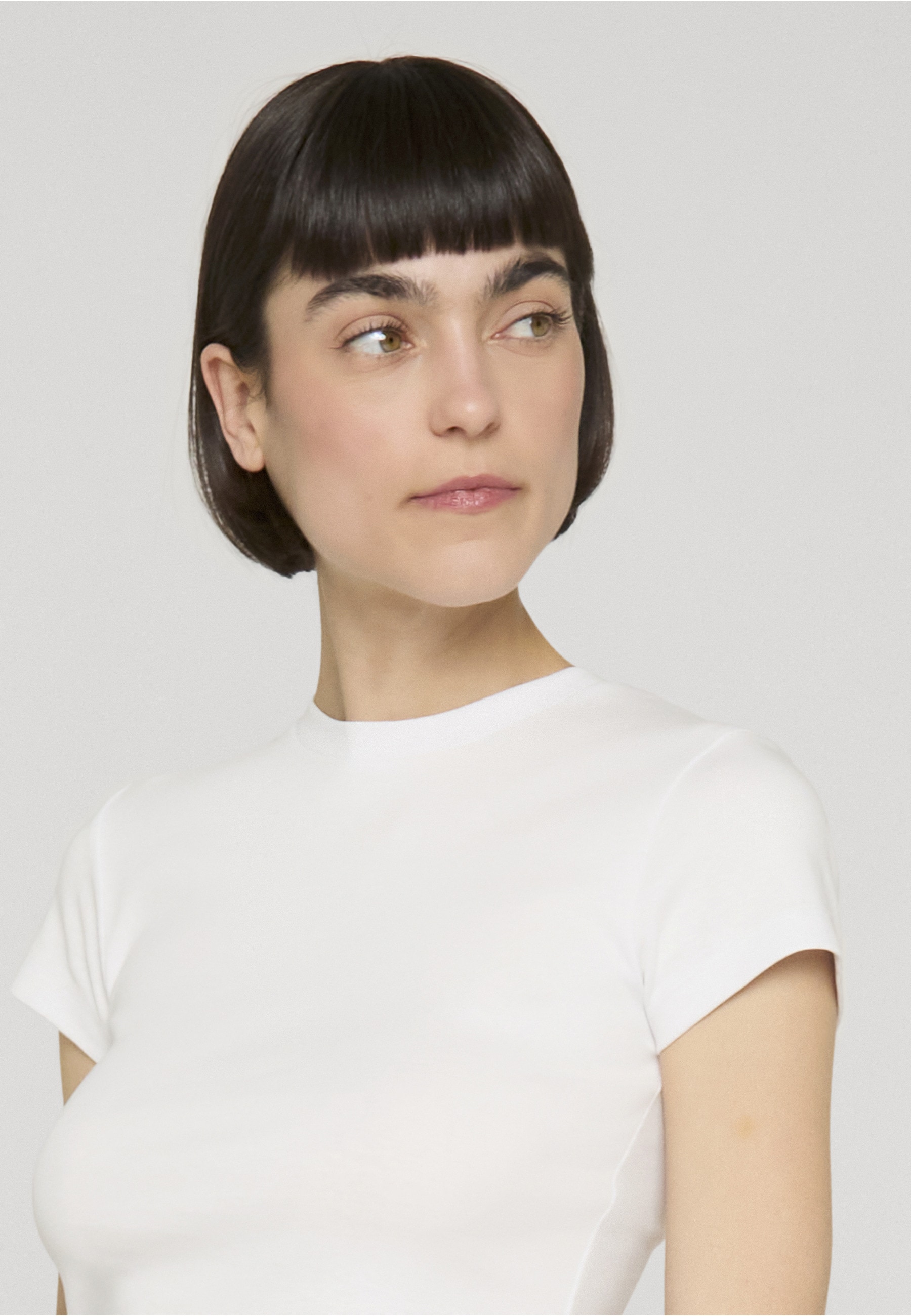 URBAN CLASSICS T-Shirt »Urban Classics Ladies Short Slim Tee 2-Pack« 1