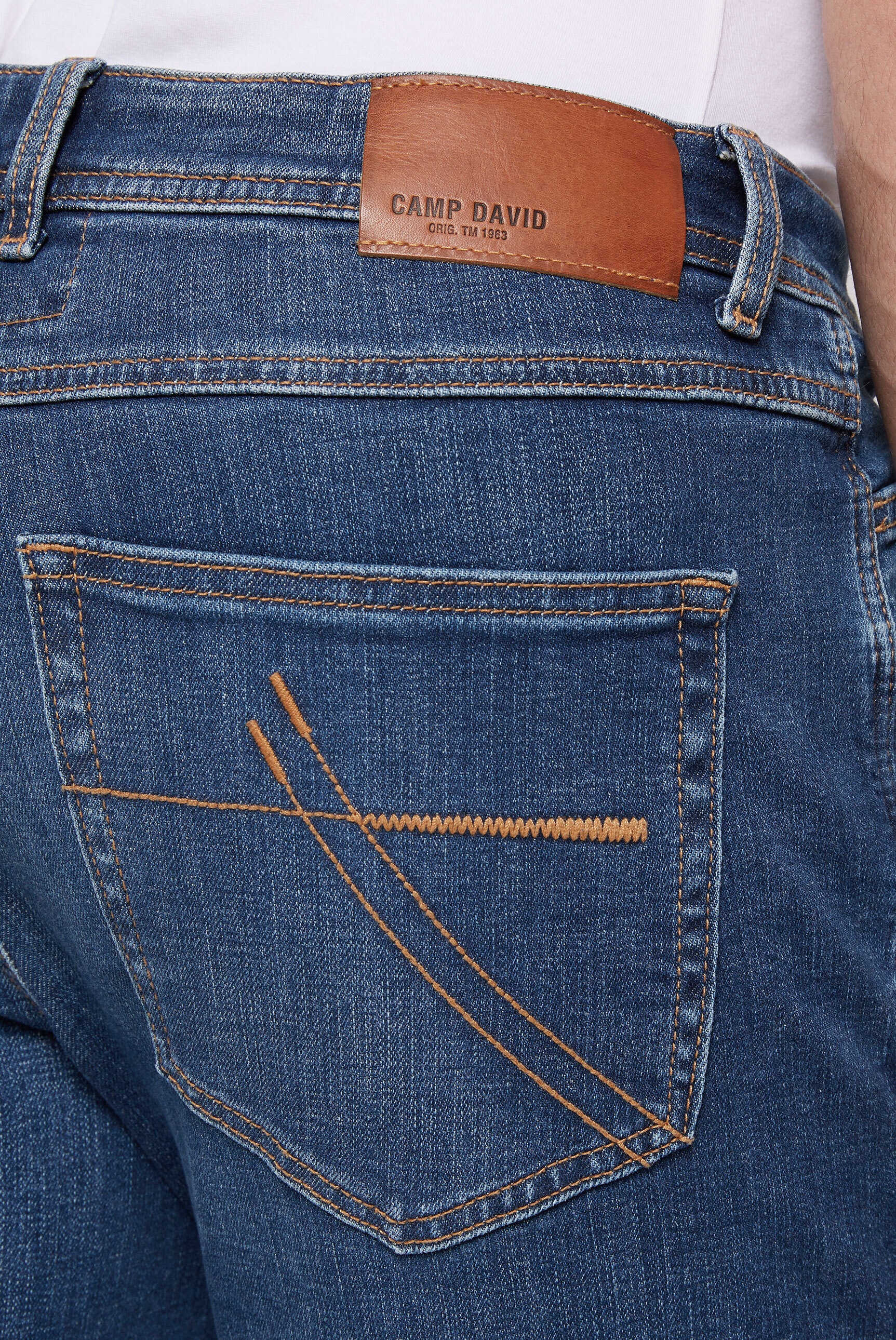CAMP DAVID Regular-fit-Jeans, mit hoher Leibhöhe