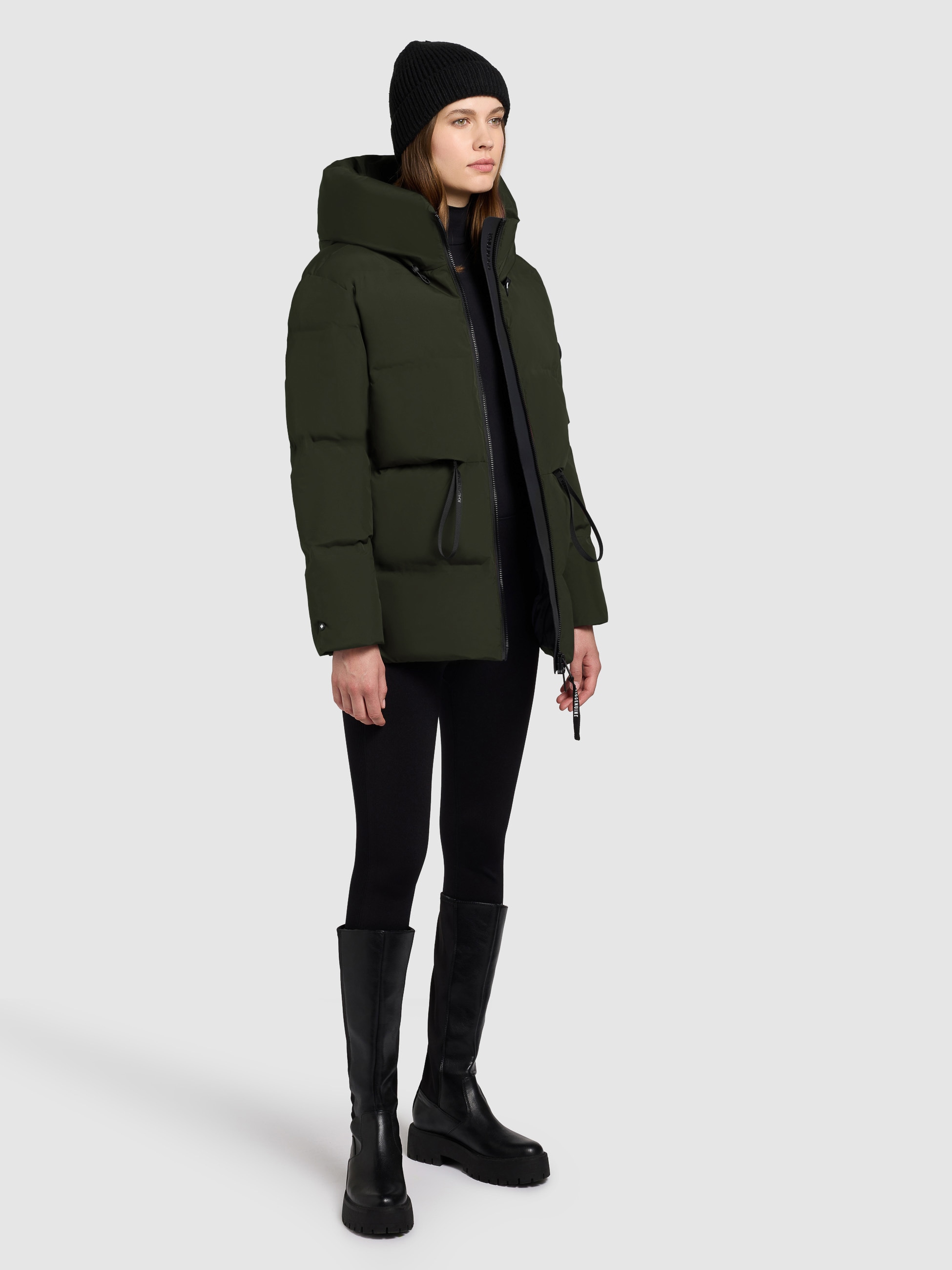 khujo Steppjacke »ELLIS«, mit Kapuze