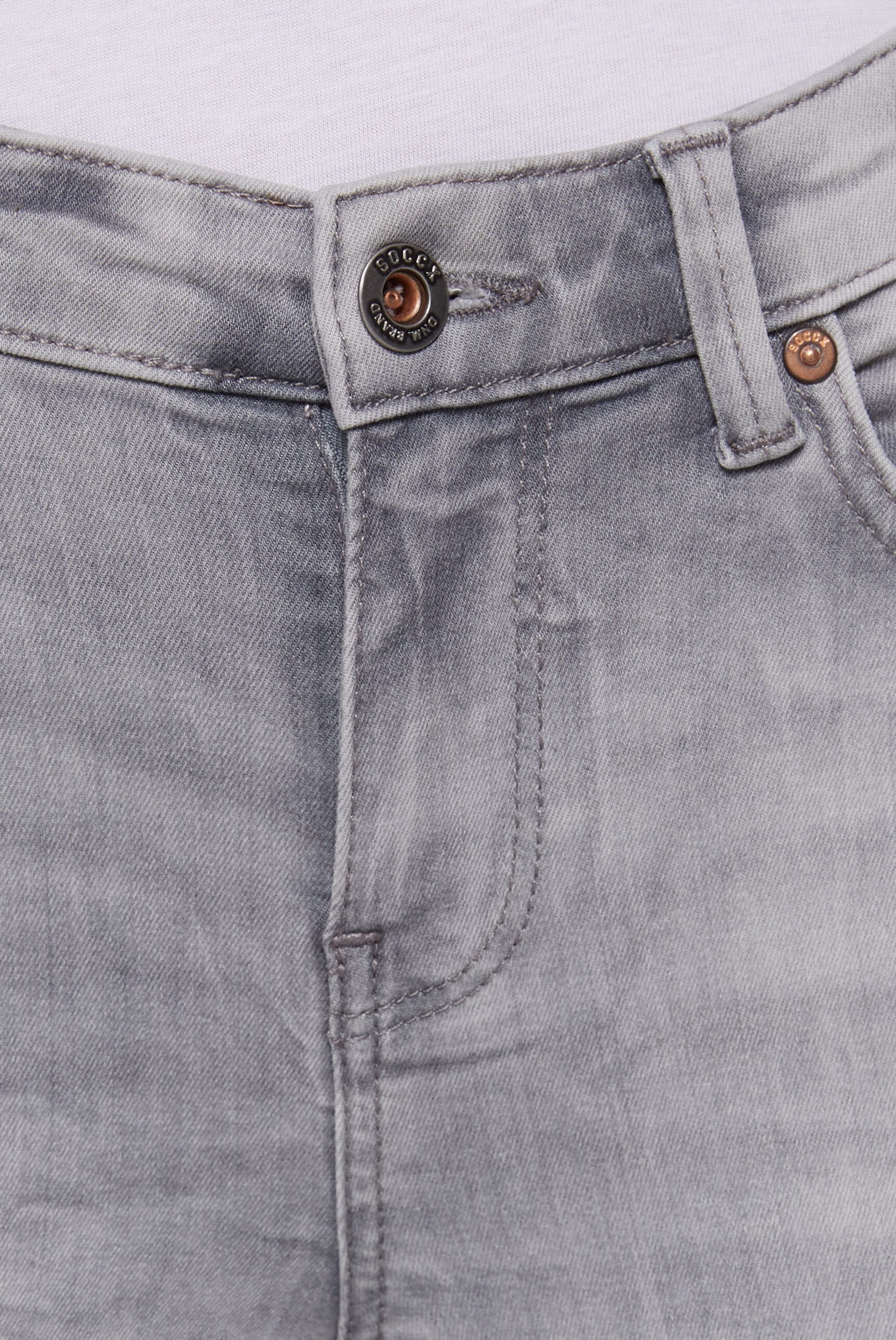 SOCCX Slim-fit-Jeans, mit verkürztem Bein