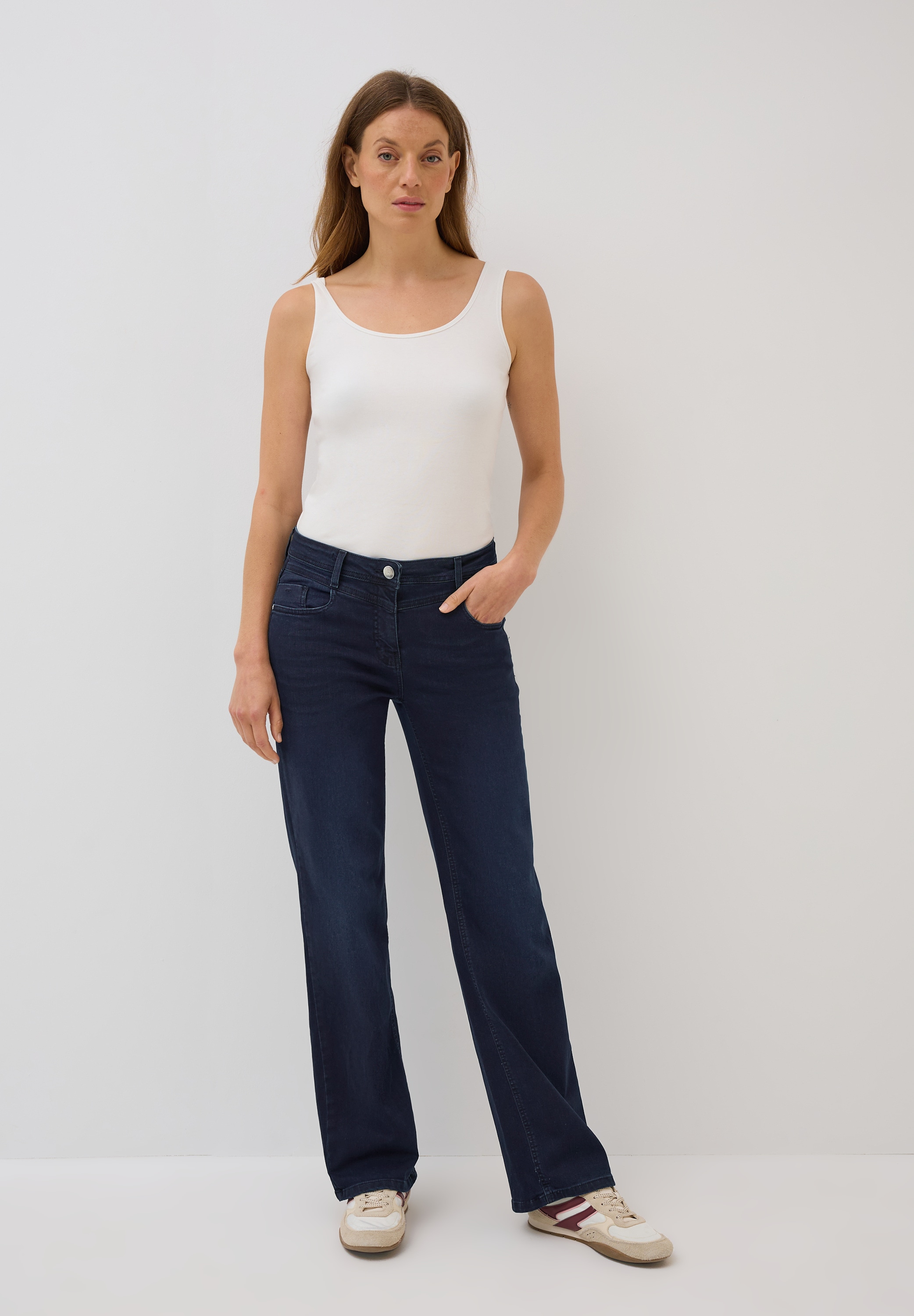 Cecil Loose-fit-Jeans, High Waist