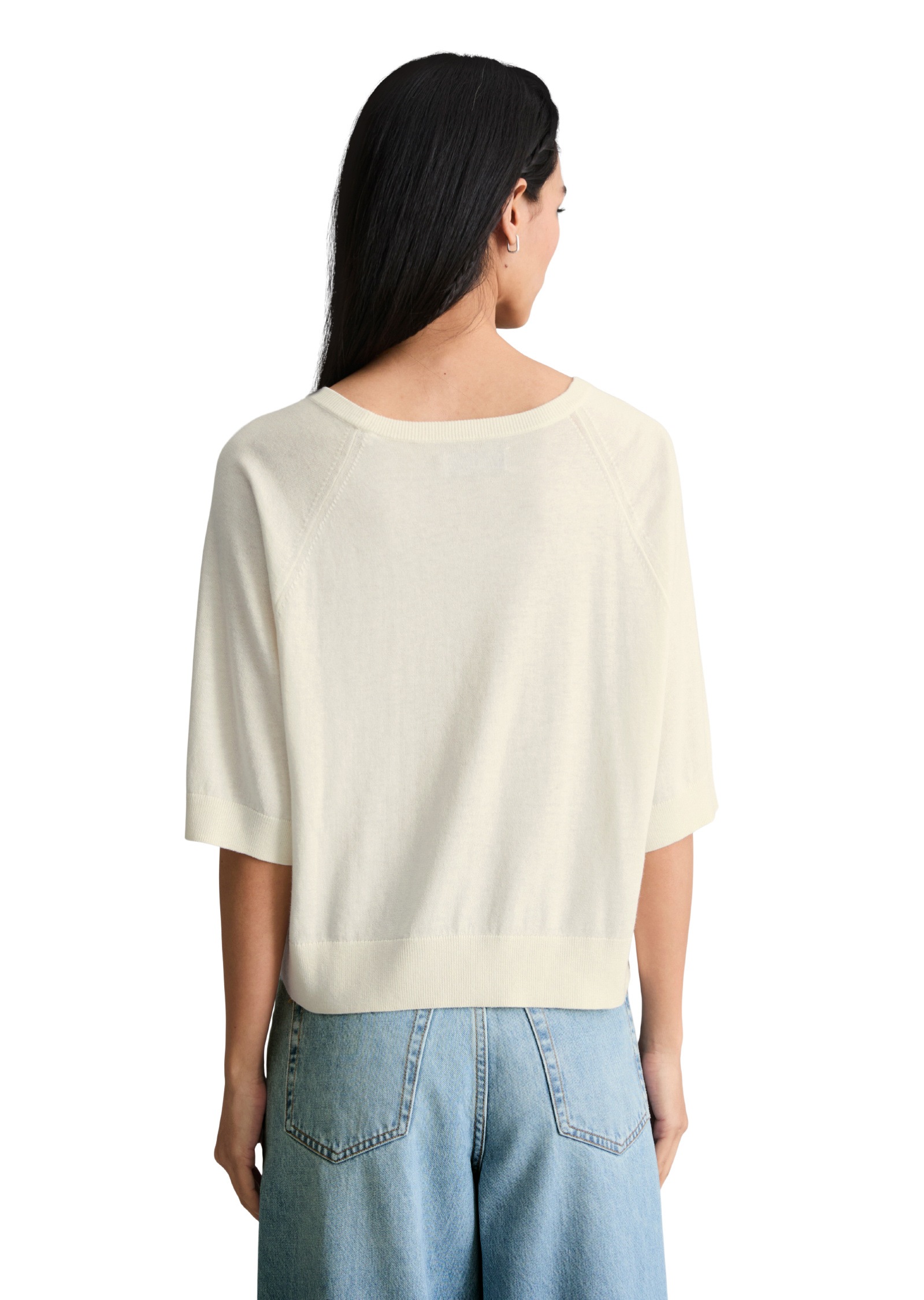 Marc O'Polo DENIM Strickpullover »aus weichem Organic-Cotton-Modal-Mix«