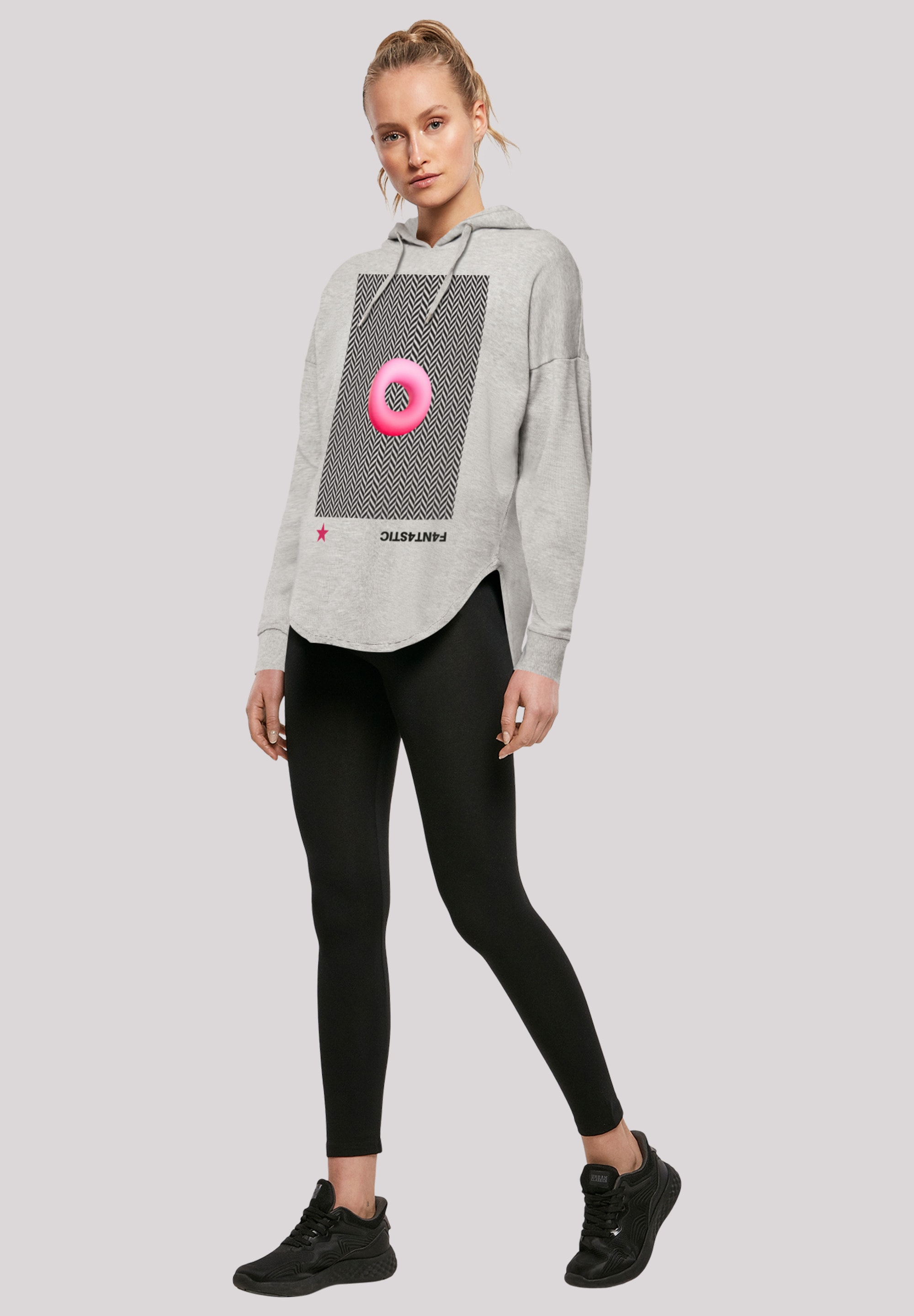 F4NT4STIC Kapuzenpullover »3D PINK RING«, Print