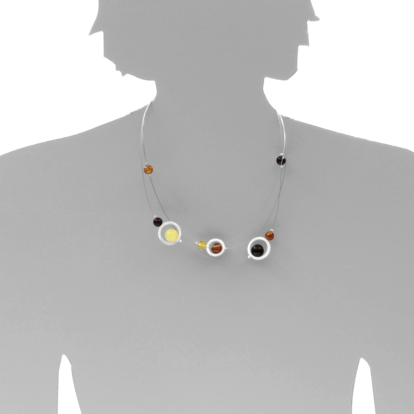 OSTSEE-SCHMUCK Collier »Ostsee-Schmuck Collier Elska Collier Elska«, (2 tlg.)