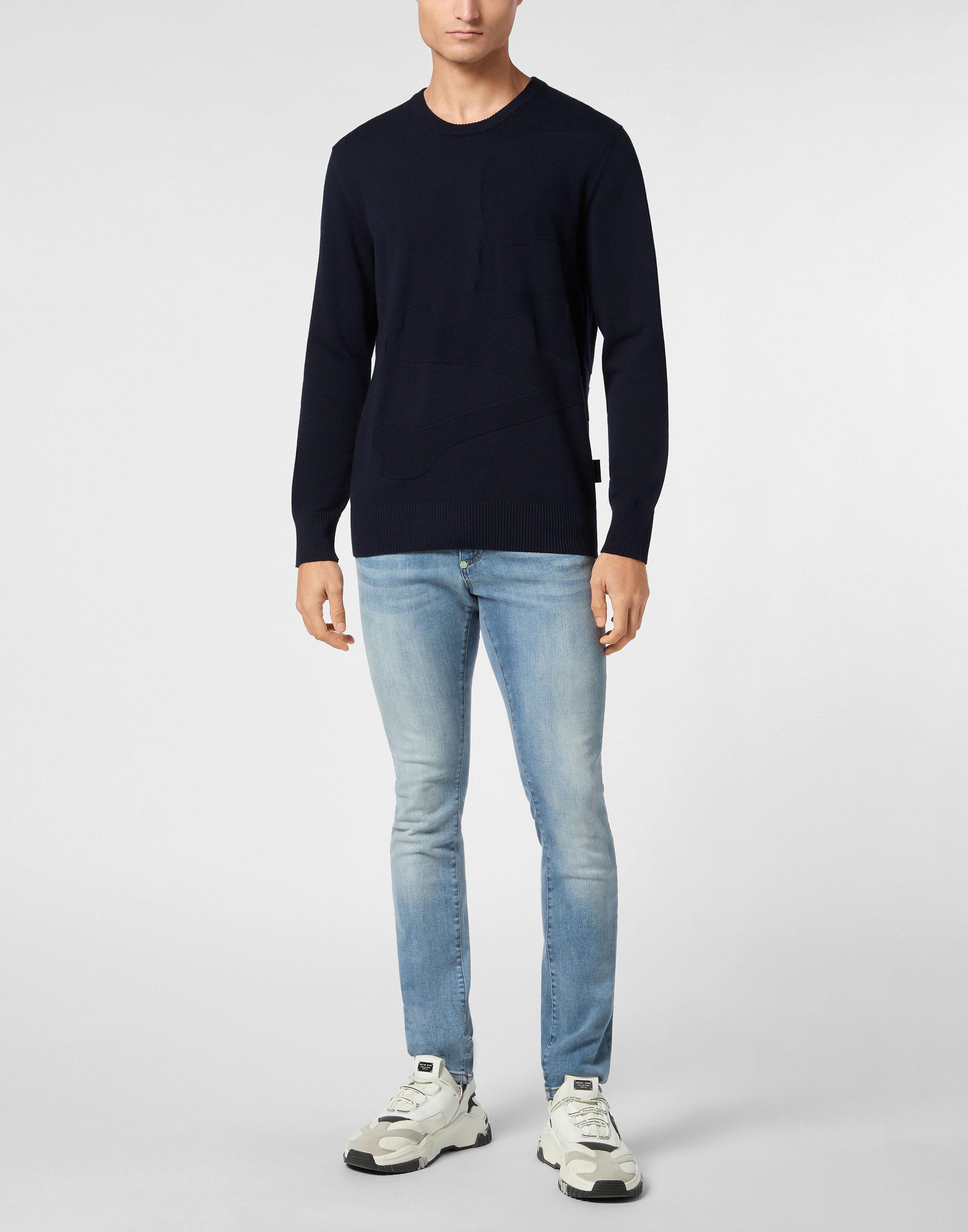 PHILIPP PLEIN Rundhalspullover »Skull&Bones«