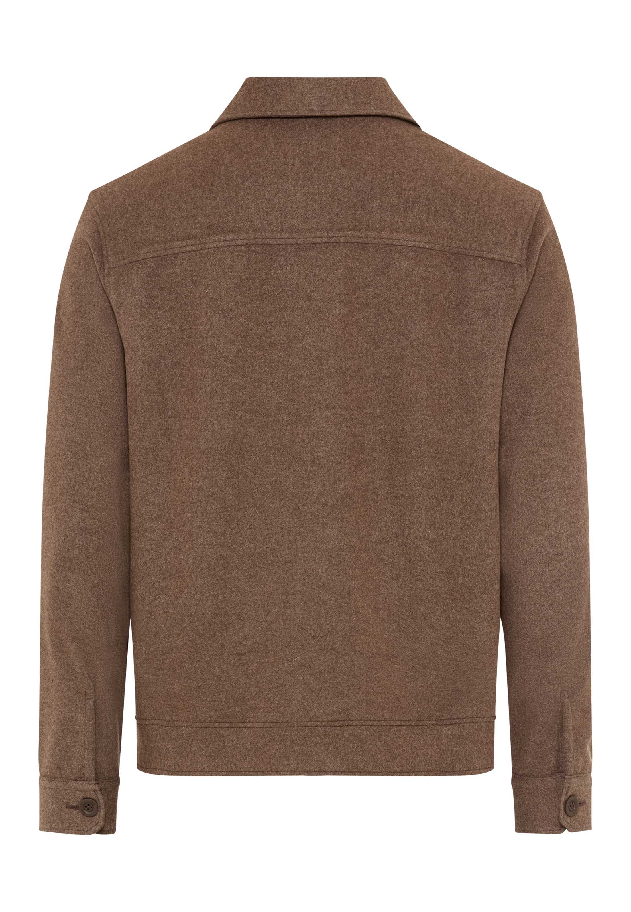 Brax Sweatjacke »Style SANTIAGO« Flanell: Overshirt im Viskosemix