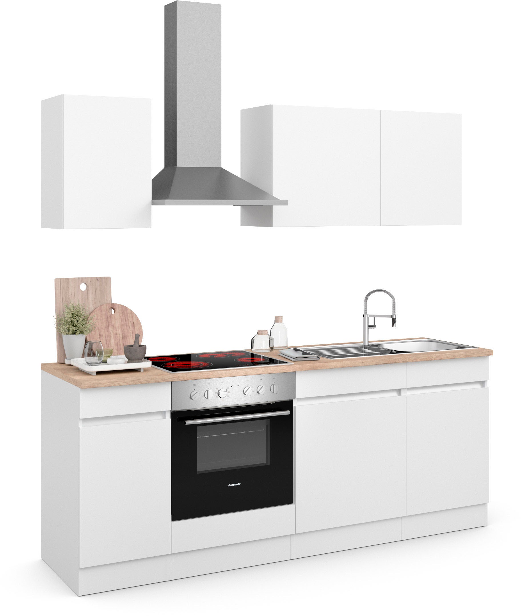 OPTIFIT Küche »Safeli«, Breite BAUR wahlweise cm, 210 Geräte mit oder Hanseatic-E- bestellen ohne 