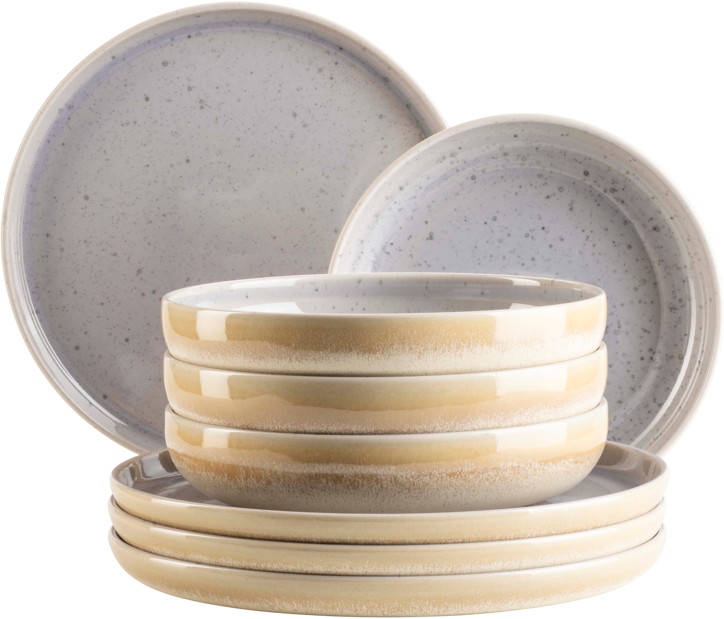 MÄSER Tafelservice "CANDY, aus Steinzeug" Teller Set, Geschirr-Set, Service günstig online kaufen