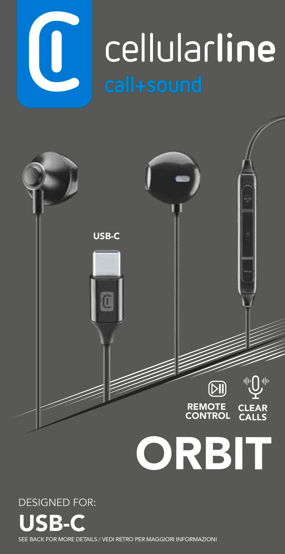 Cellularline In-Ear-Kopfhörer »USB-C Kopfhörer mit Mikrofon« | BAUR | In-Ear-Kopfhörer