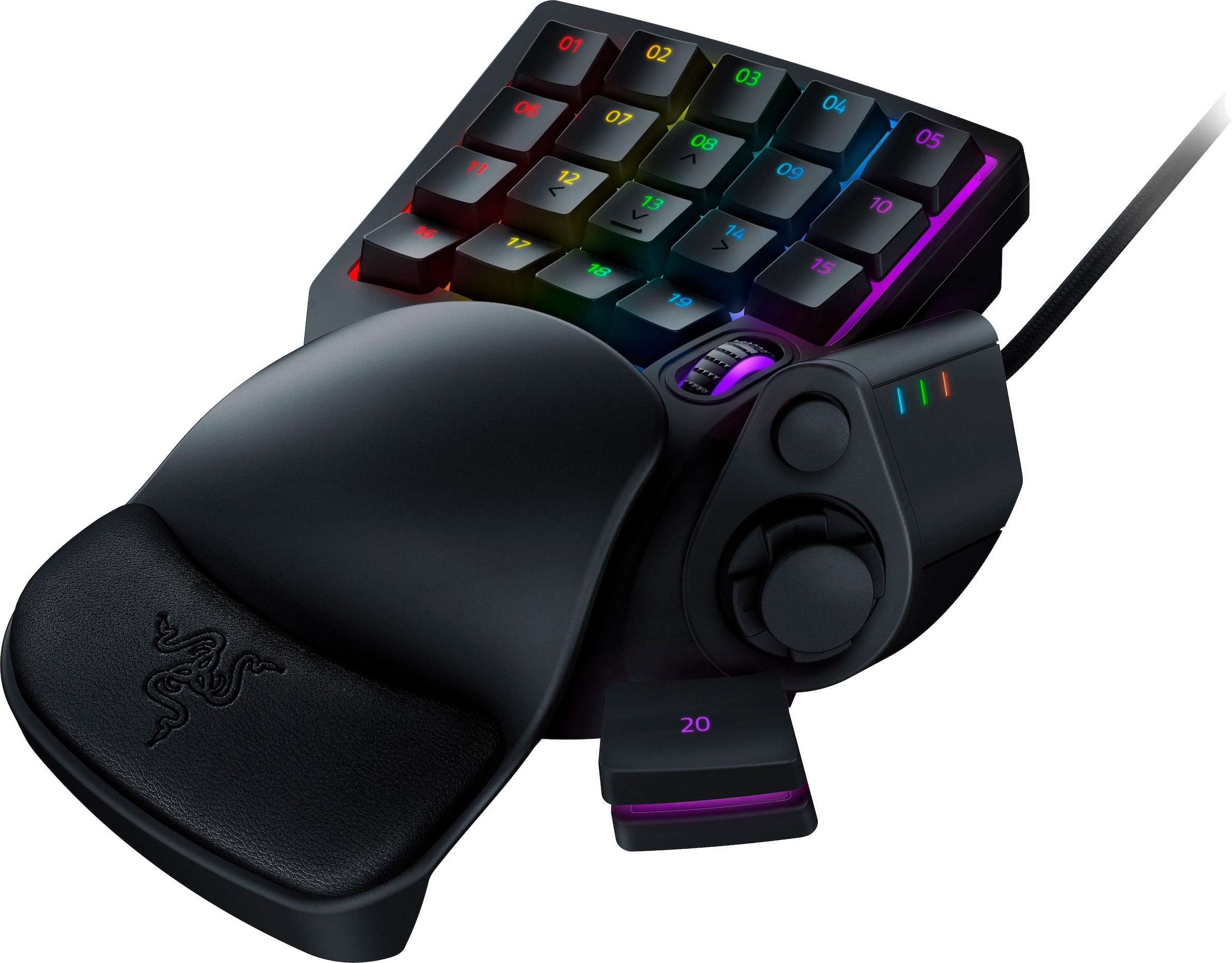 RAZER Gaming-Tastatur »Tartarus V2«, (ergonomische Form-Handgelenkauflage)