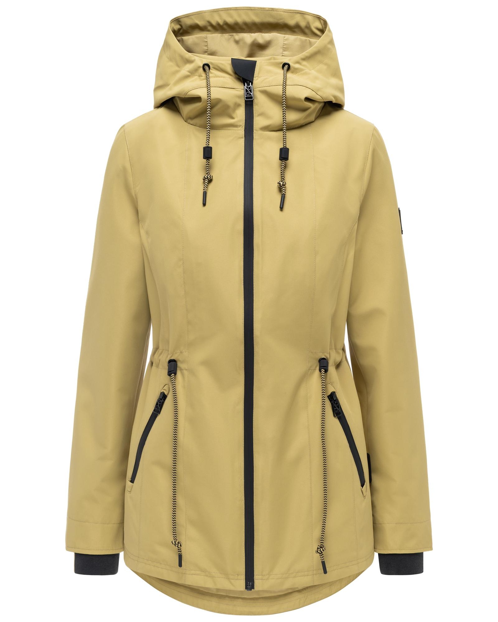 Navahoo Outdoorjacke "Blumentanz 14" mit Kapuze Übergangsjacke mit wasserdichtem Verschluss