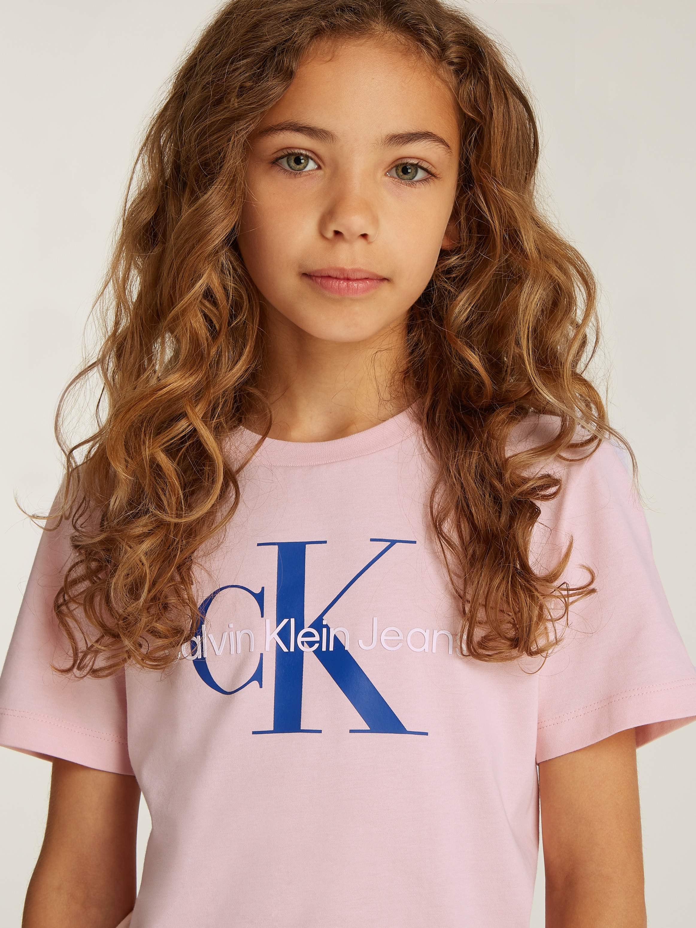 Calvin Klein Jeans Rundhalsshirt »CK MONOGRAM SS T-SHIRT« für Kinder bis 16 Jahre mit Logoschriftzug