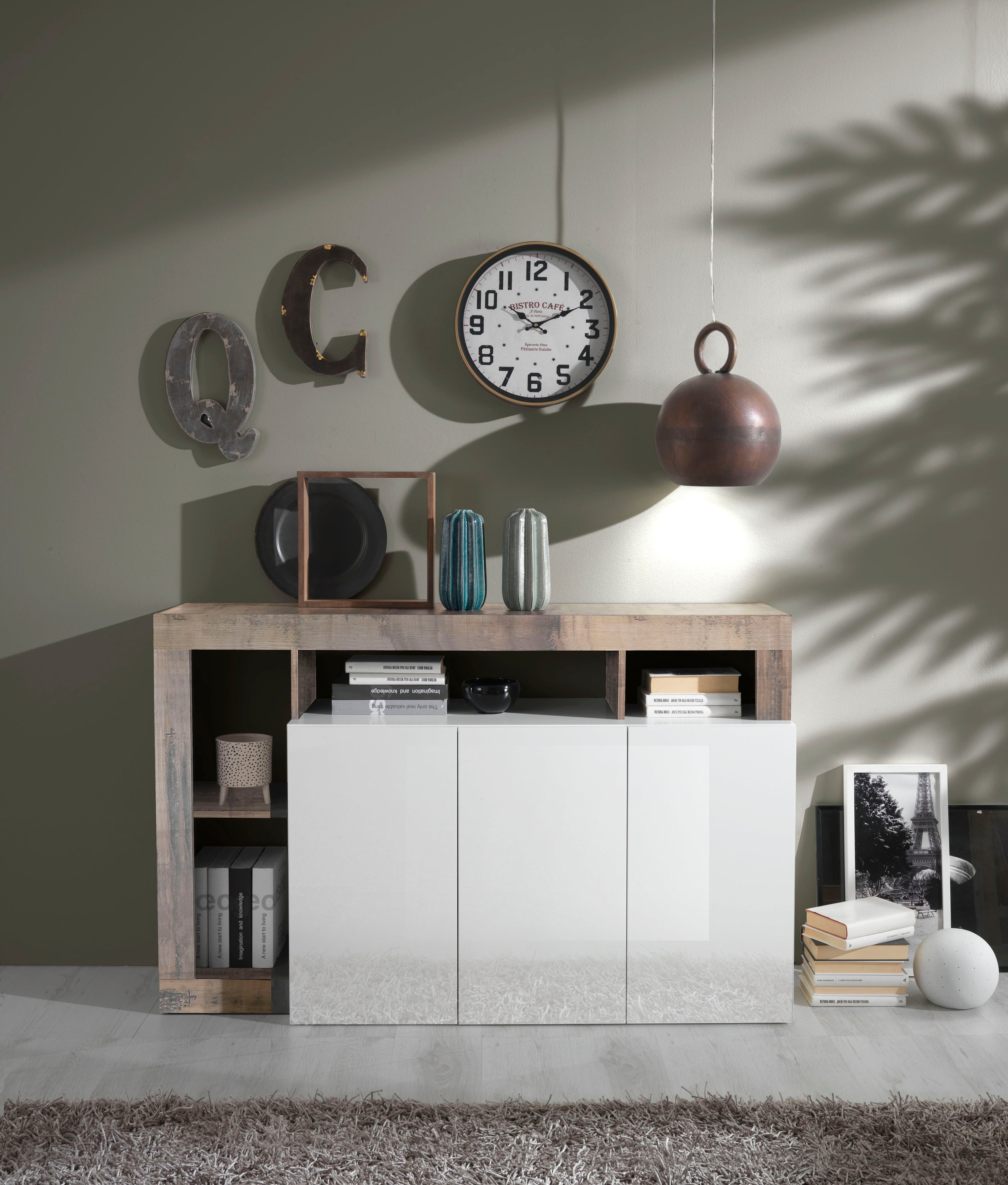 Home affaire Sideboard "Hamburg" Breite 146 cm günstig online kaufen
