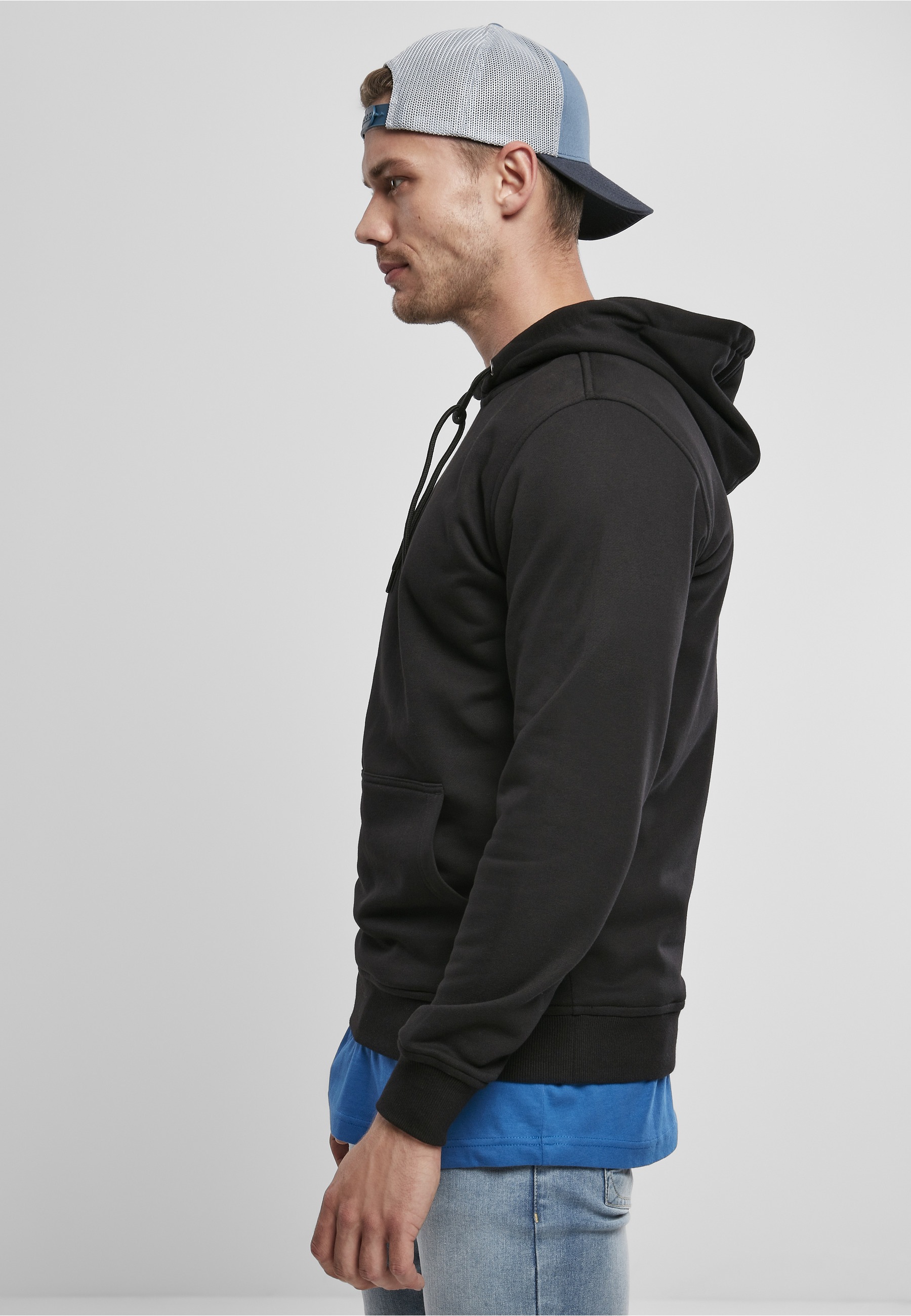 URBAN CLASSICS Rundhalspullover »Urban Classics Herren Basic Terry Hoody« 1 Stk.