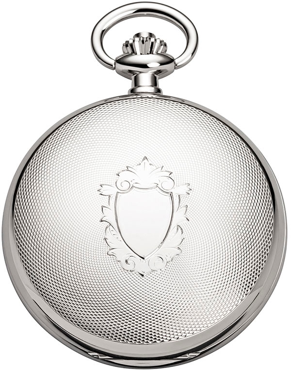 Regent Taschenuhr »P774«, (Set, 2 tlg., mit Kette), Herrenuhr, Handaufzug, Acrylglas