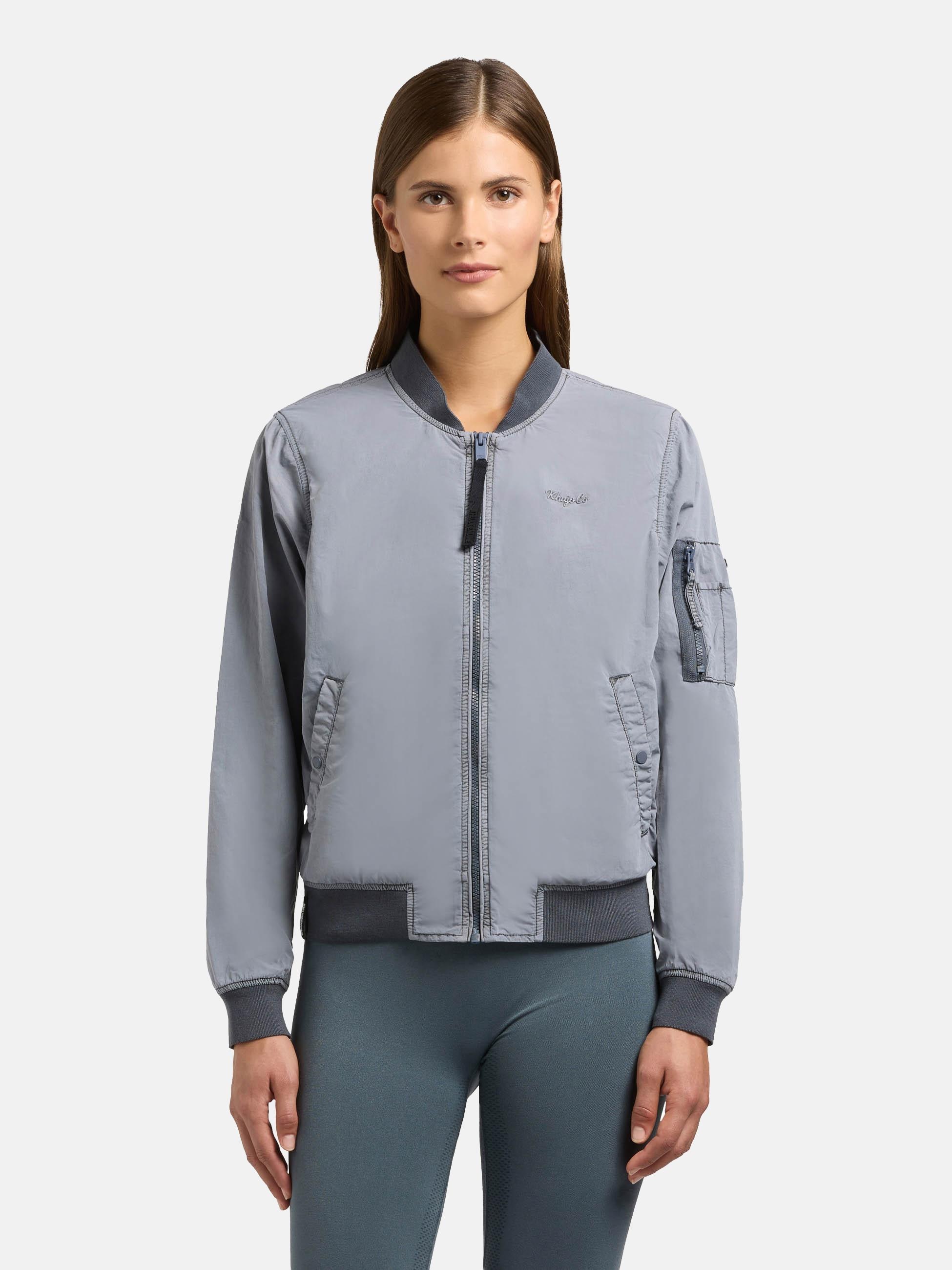 khujo Bomberjacke "Denz" ohne Kapuze Matte Damen Übergangsjacke mit Bündchen
