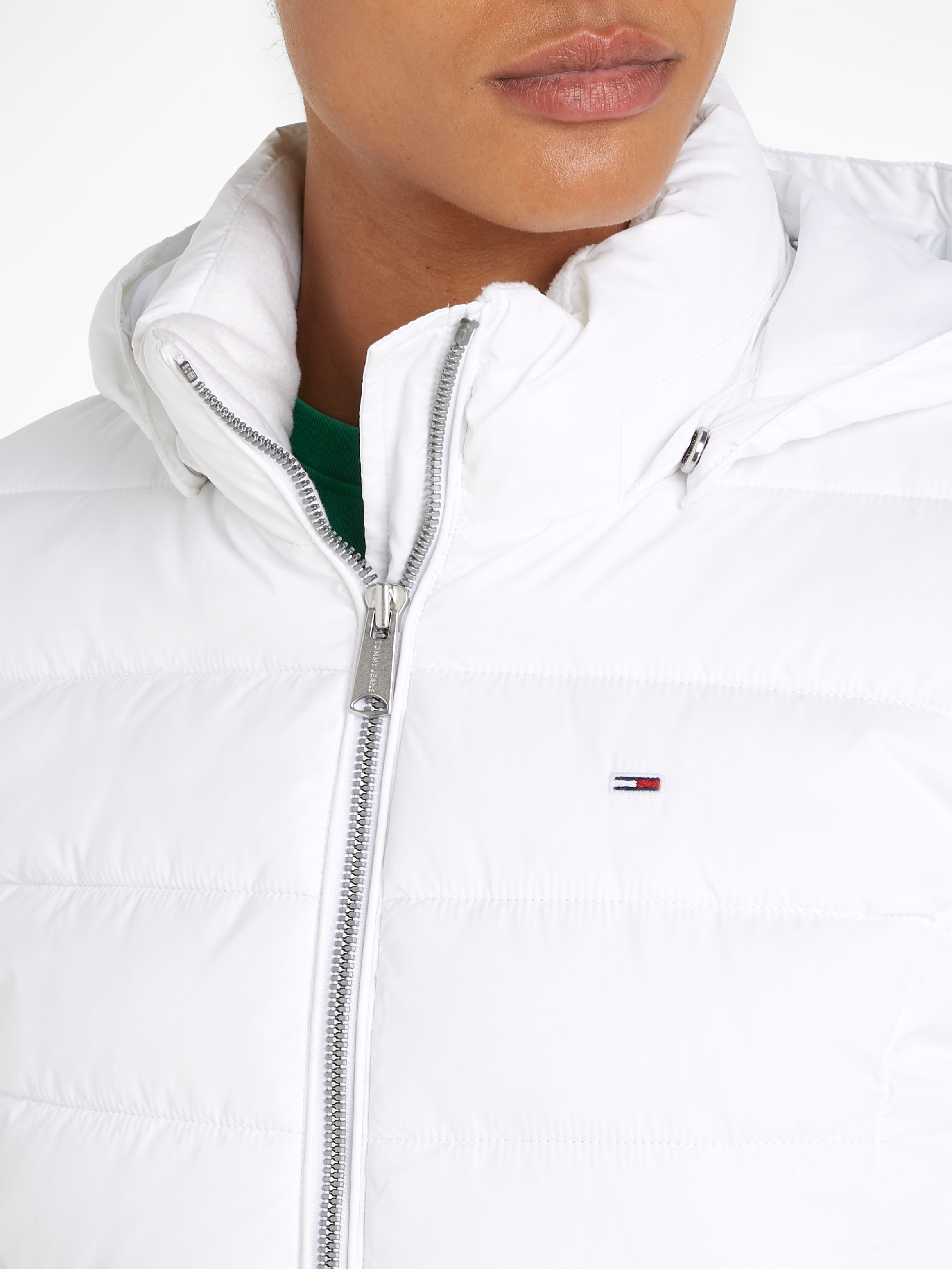 Tommy Jeans Steppjacke »TJW BASIC HOODED JACKET«, mit Kapuze, mit Kapuze