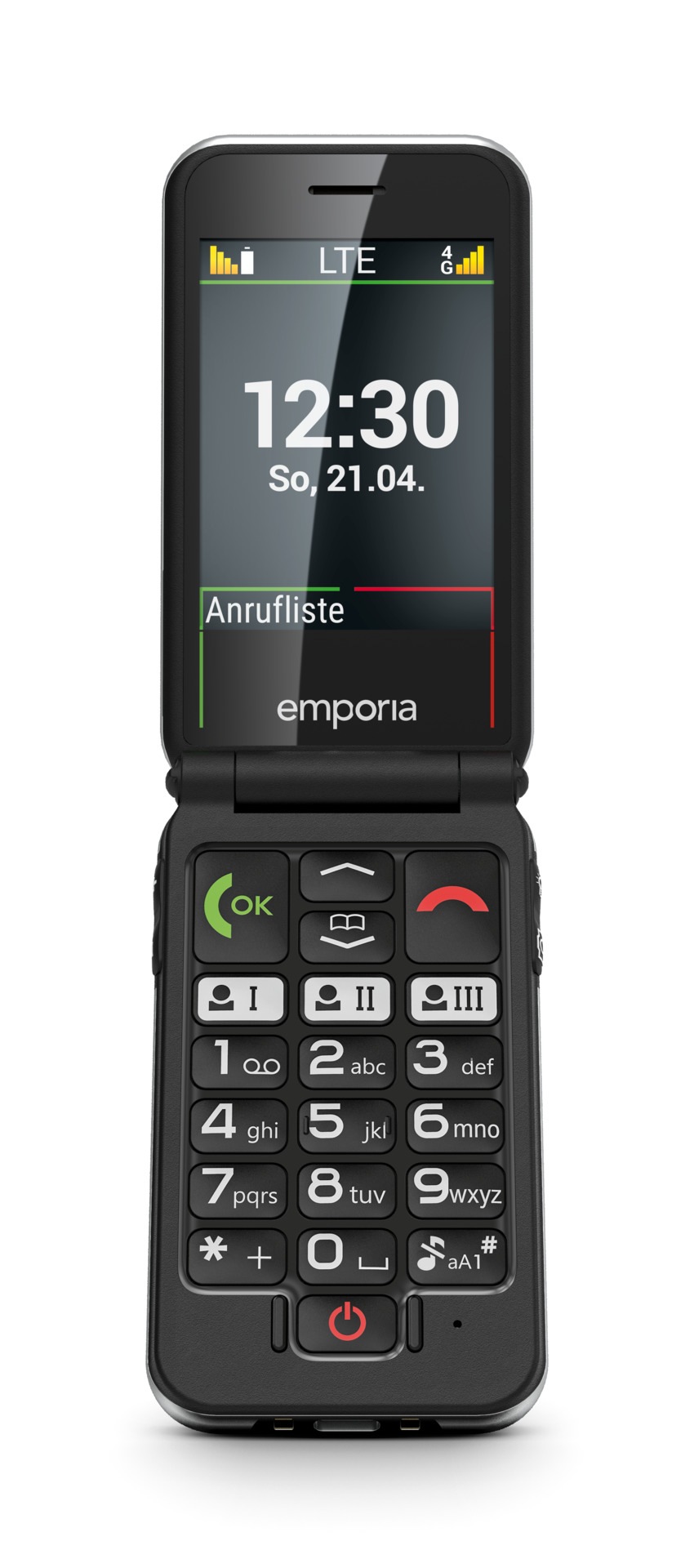 Emporia Klapphandy »emporiaJOY_LTE (2025)«, Schwarz