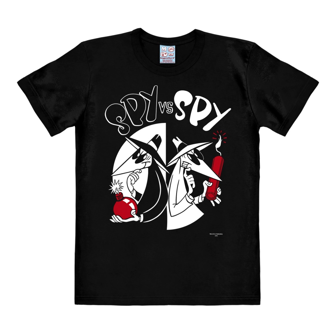 LOGOSHIRT T-Shirt »Spion und Spion - Spy vs Spy«, mit tollem Frontprint