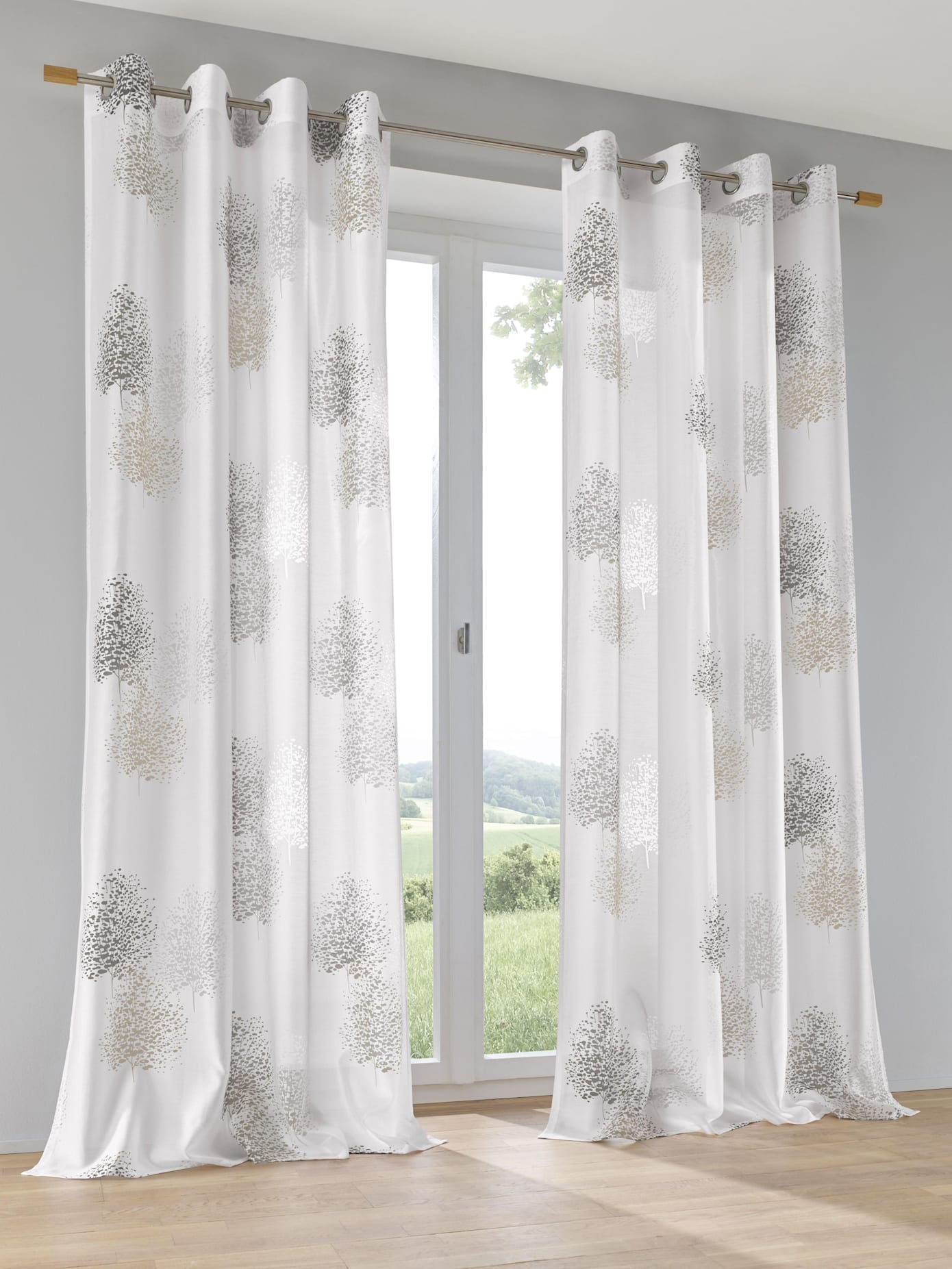 heine home Gardine Ösen 1 Stk. tlg.